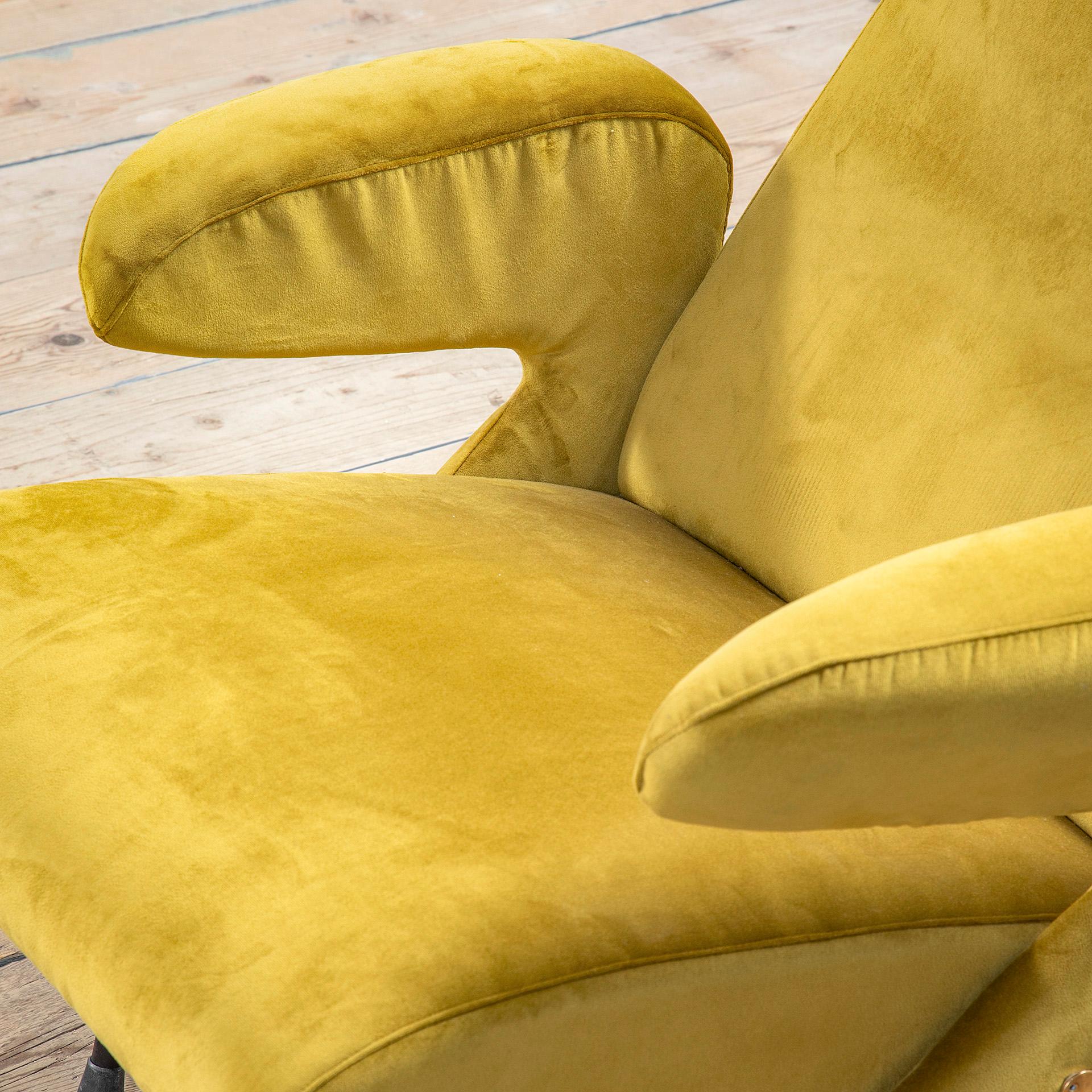 Italian 20e siècle, Erberto Carboni Paire de fauteuils mod. Delfino en vente