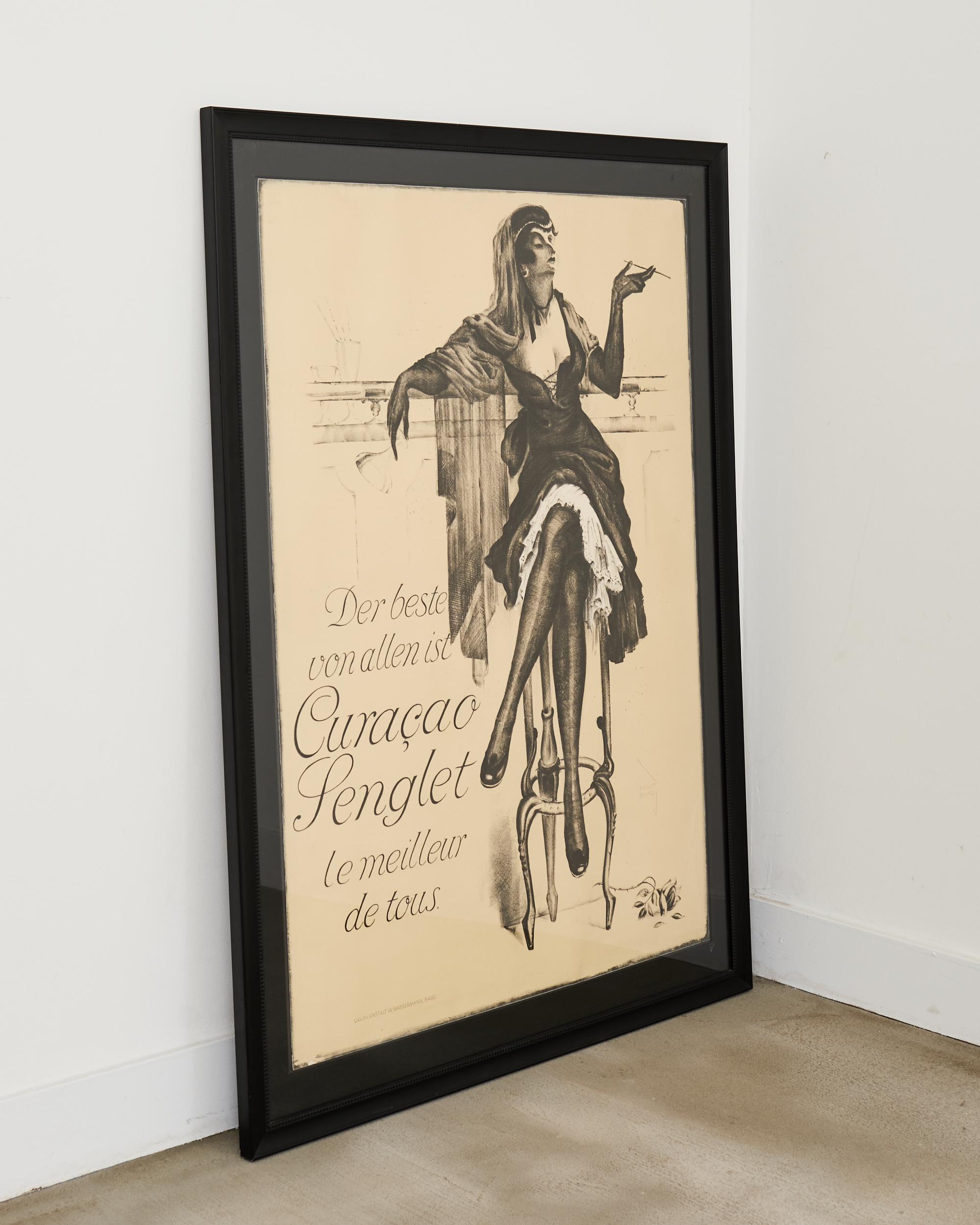 Art déco Affiche d'art commercial européen du 20e siècle d'Ernst Busch en vente