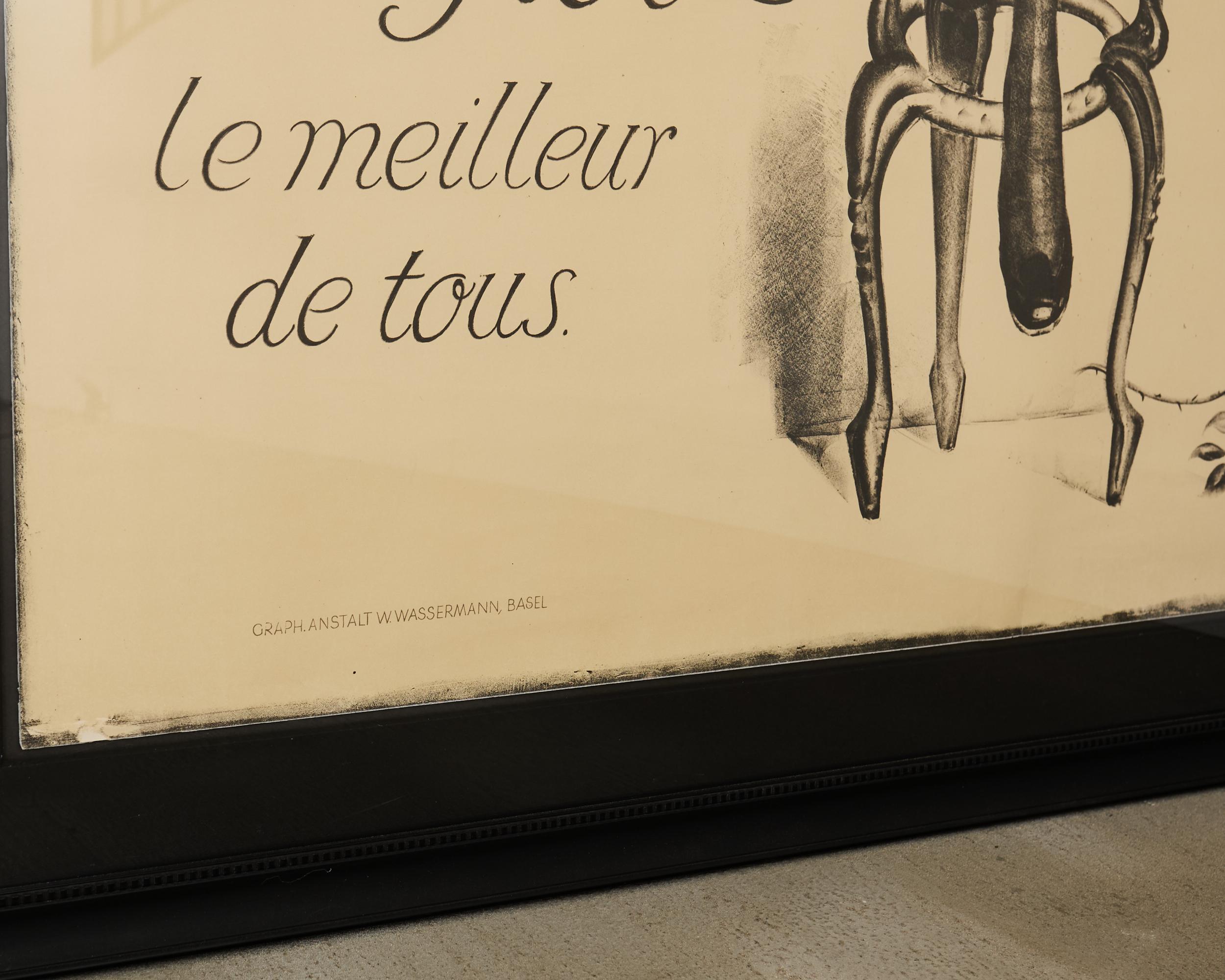 20ième siècle Affiche d'art commercial européen du 20e siècle d'Ernst Busch en vente