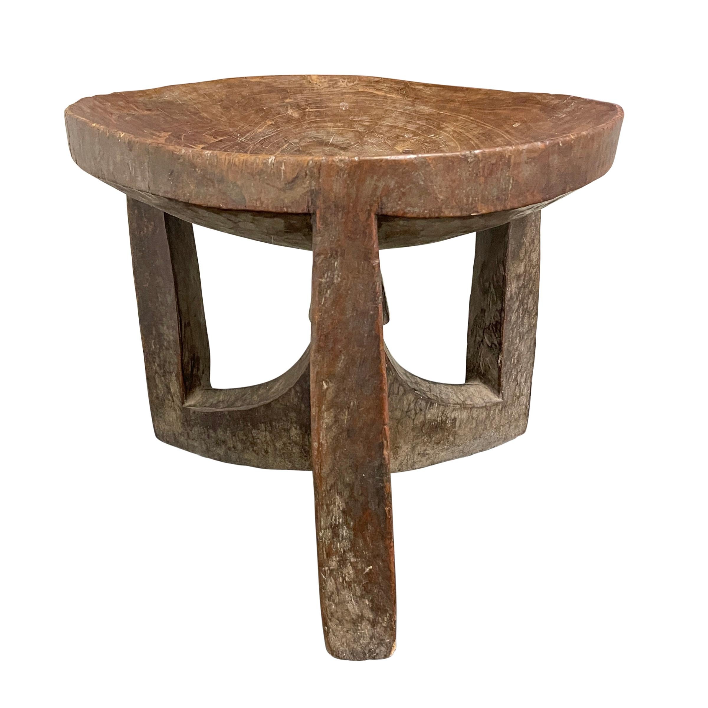 Hand-Carved 20th Century Ethiopian Stool