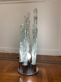 Ettore Fantasia and Gino Poli E7T or Excalibur Floor Lamp Sothis, 1972