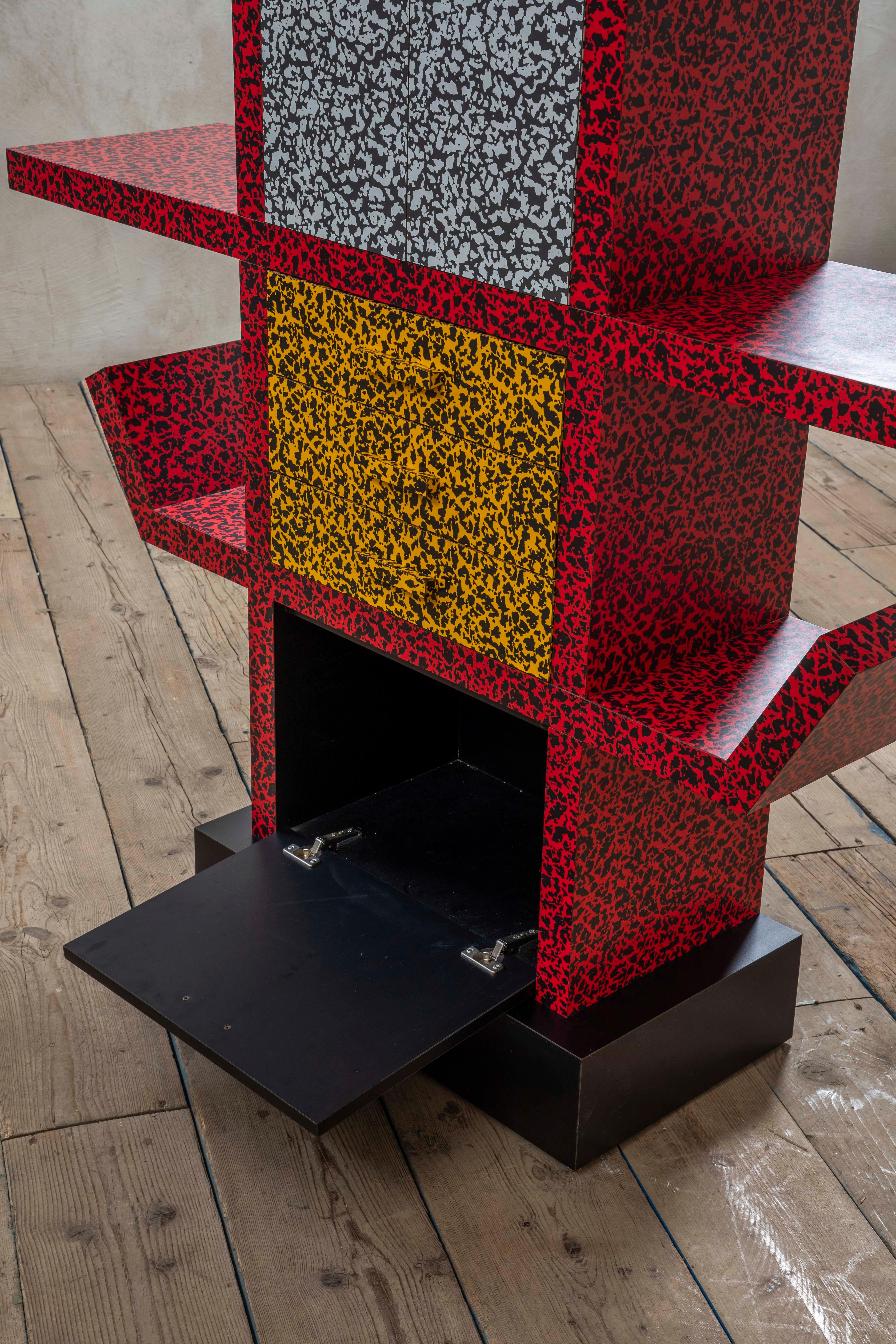 20th Century, Ettore Sottsass for Memphis Cabinet mod. Casablanca in vendita 3