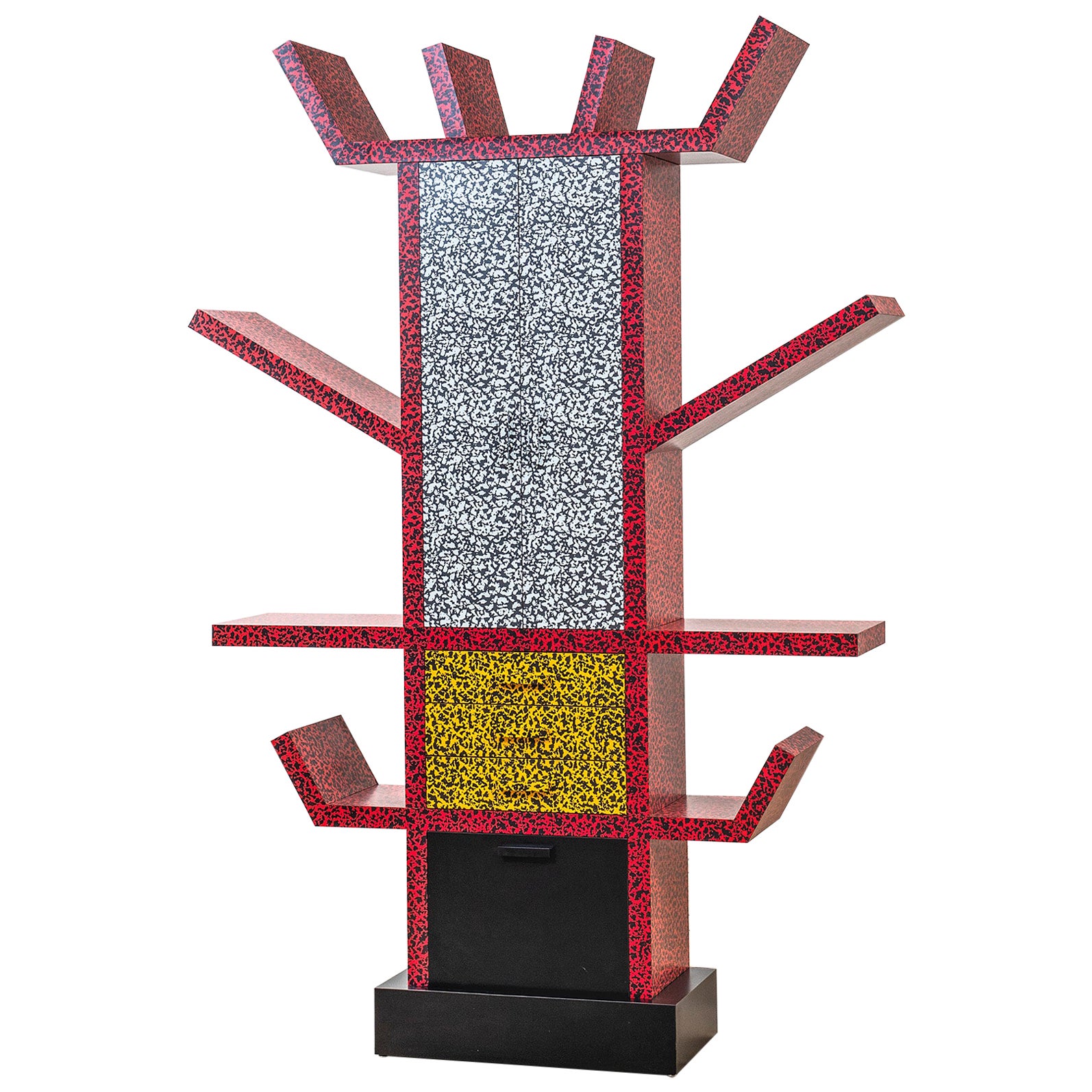 20th Century, Ettore Sottsass for Memphis Cabinet mod. Casablanca
