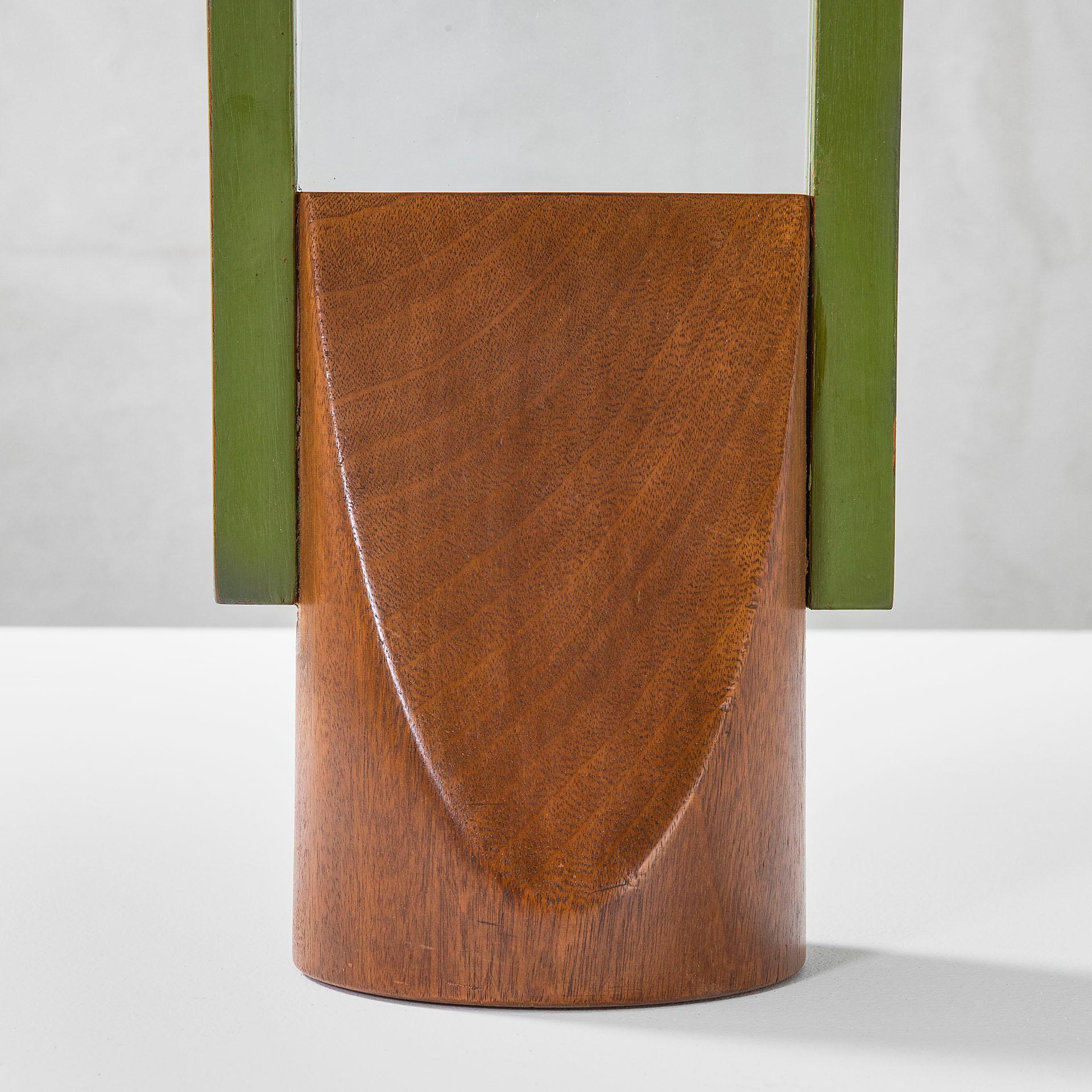 Vetro XX secolo, Cornice in legno di Ettore Sottsass per Il Sestante, anni '60 in vendita