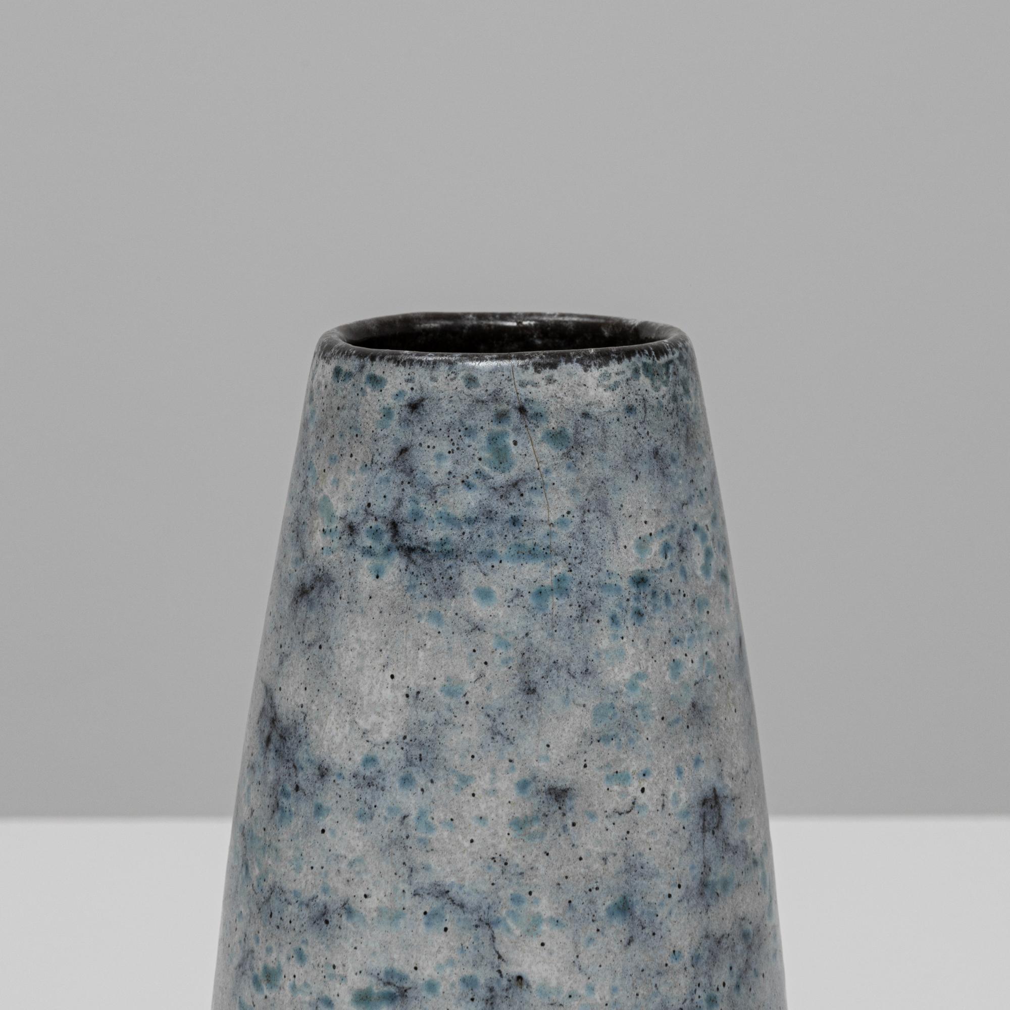 Vaso in ceramica a lava grassa del XX secolo in vendita 4