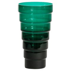Siglo XX Europeo, Jarrón escalonado verde bosque