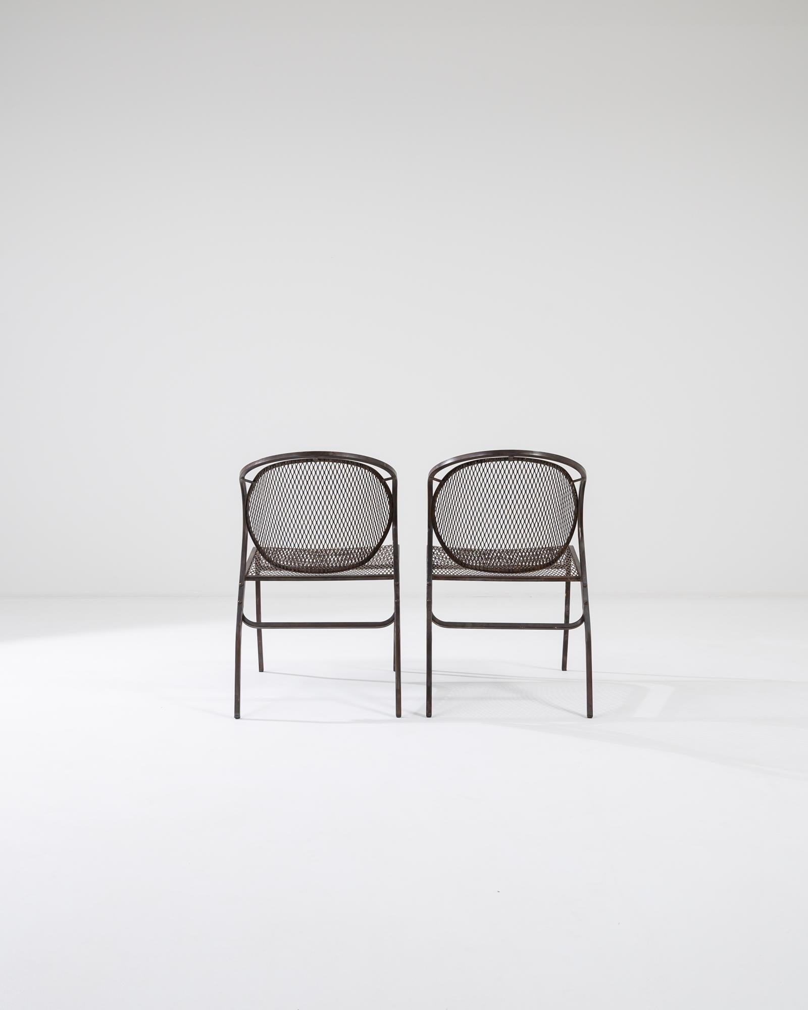 20th Century European Garden Chairs, a Pair 1