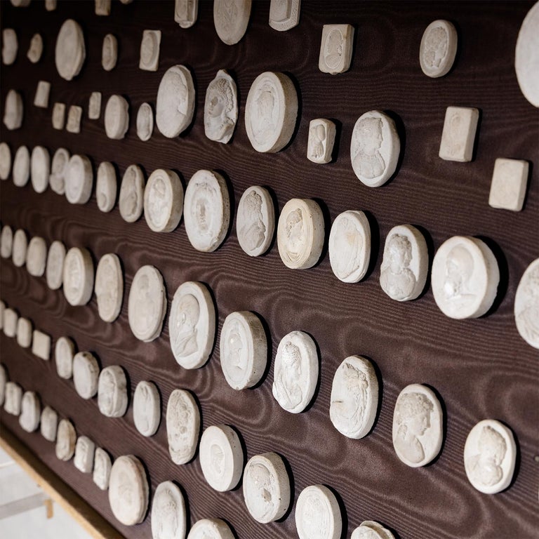 20th Century European Gem Collection of Hundred Fourteen Plaster Casts