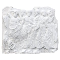 20th Century European Parthenon Statuario Marble Relief - Antique Décor
