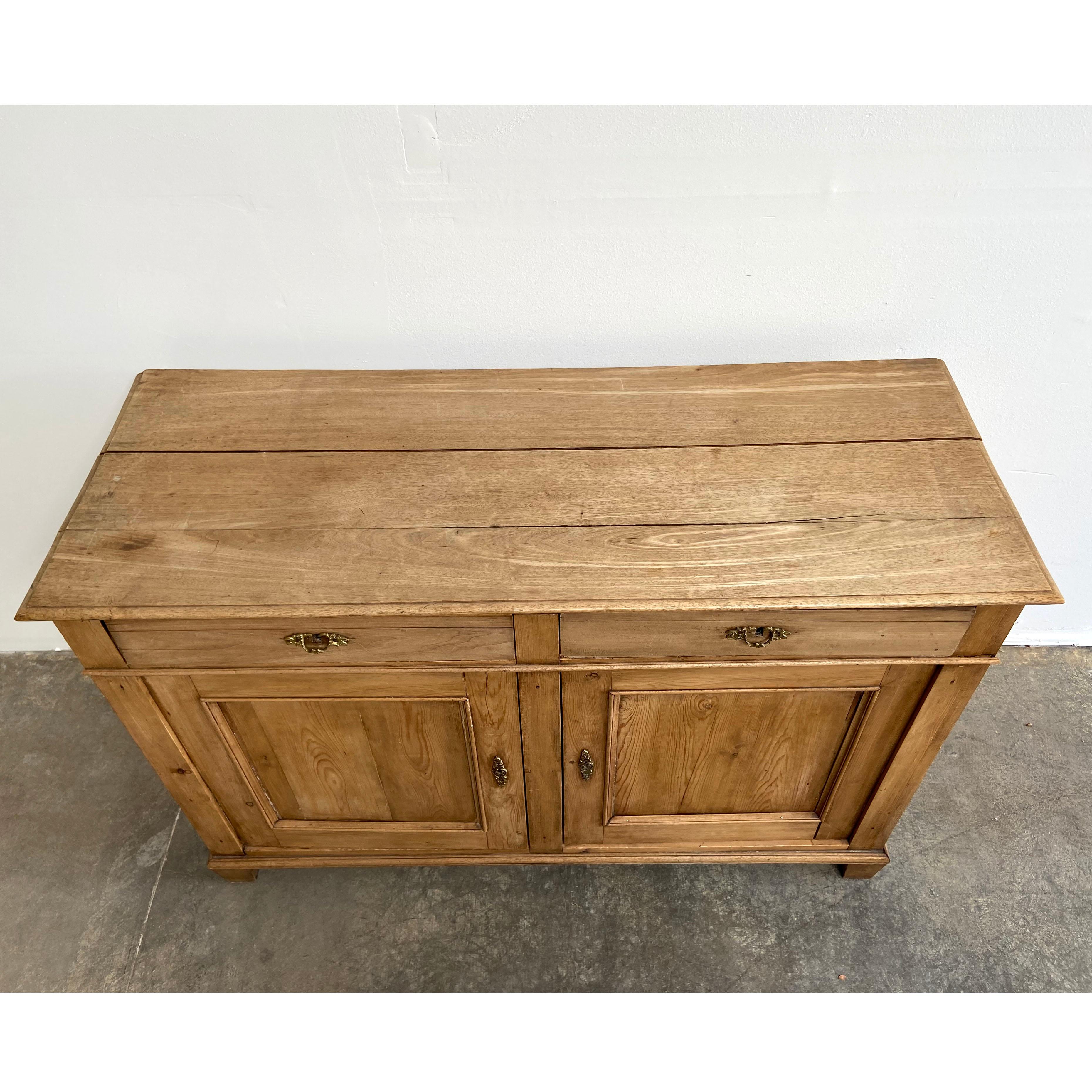 20th Century European Pine Sideboard or Cabinet 1
