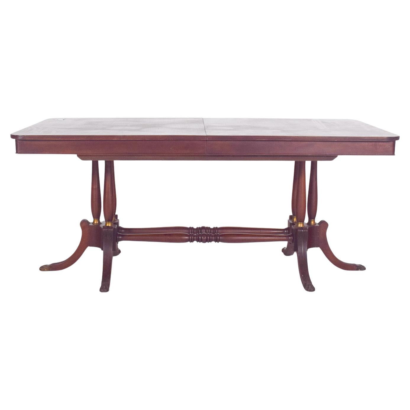 20th Century European Rectangular Extendable Dining Table