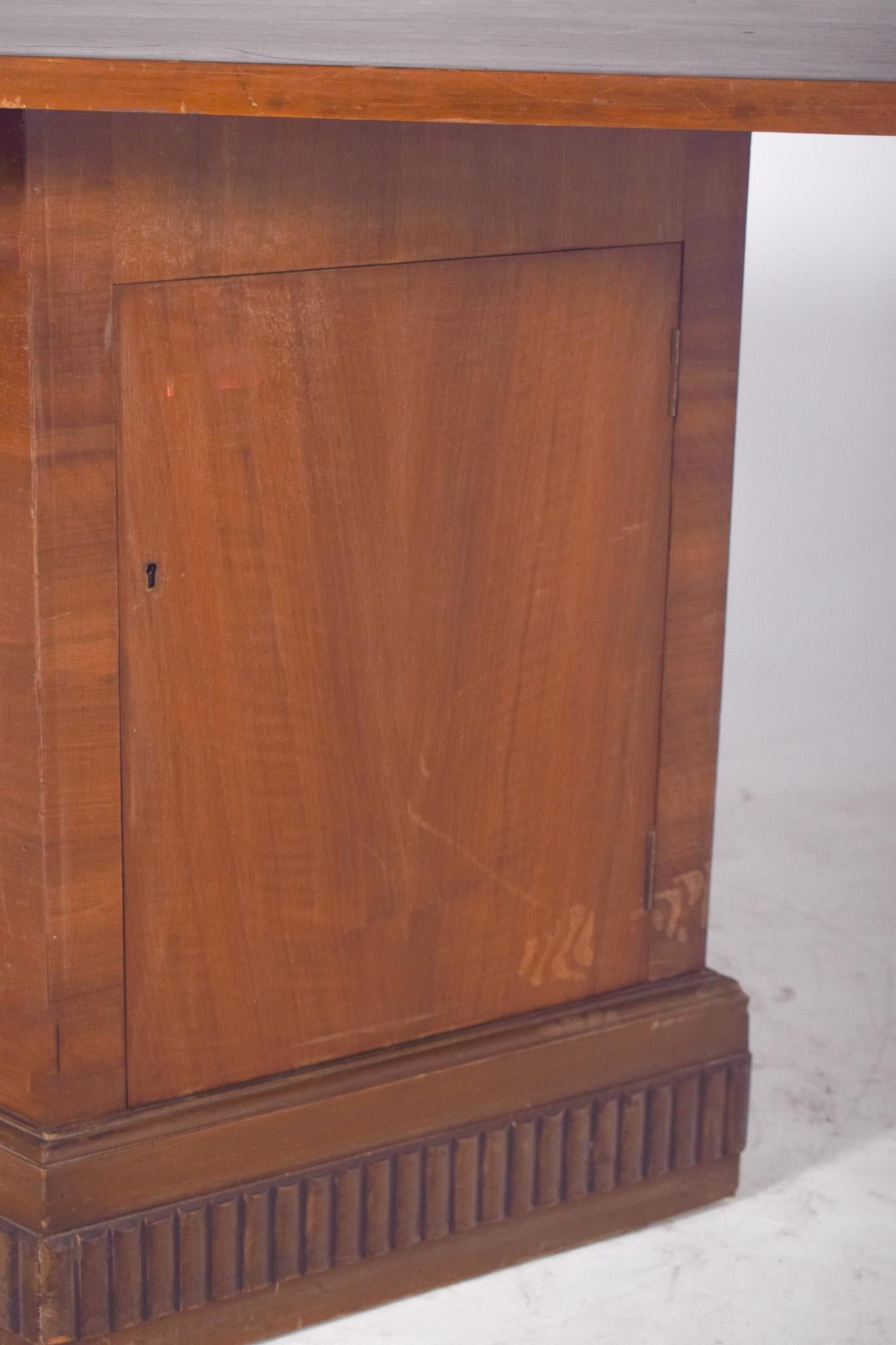 Portuguese 20th Century European Table with Base Unit and Door For Sale