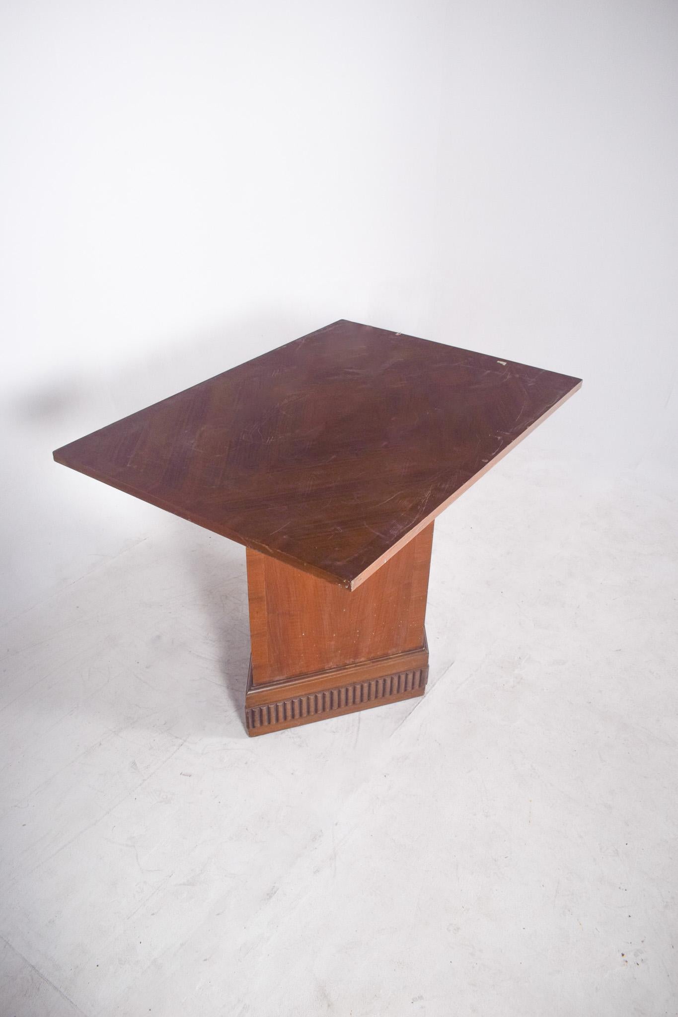 20th Century European Table with Base Unit and Door For Sale 1