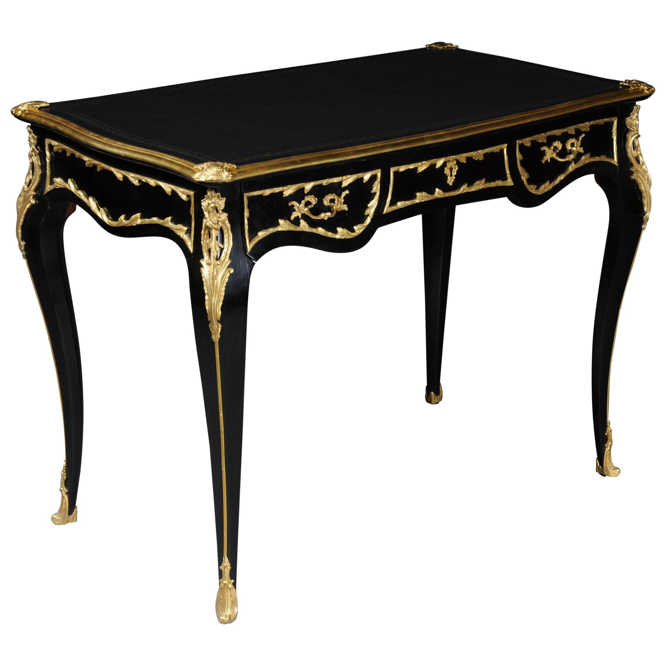 exclusivité 20ème siècle Bureau Plat/ écritoire en Louis XV