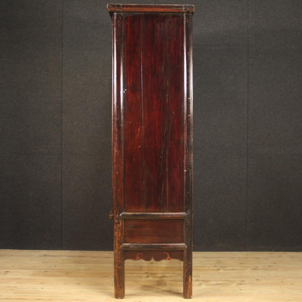 20th Century Exotic Wood Chinese Wardrobe Armoire, 1950 7