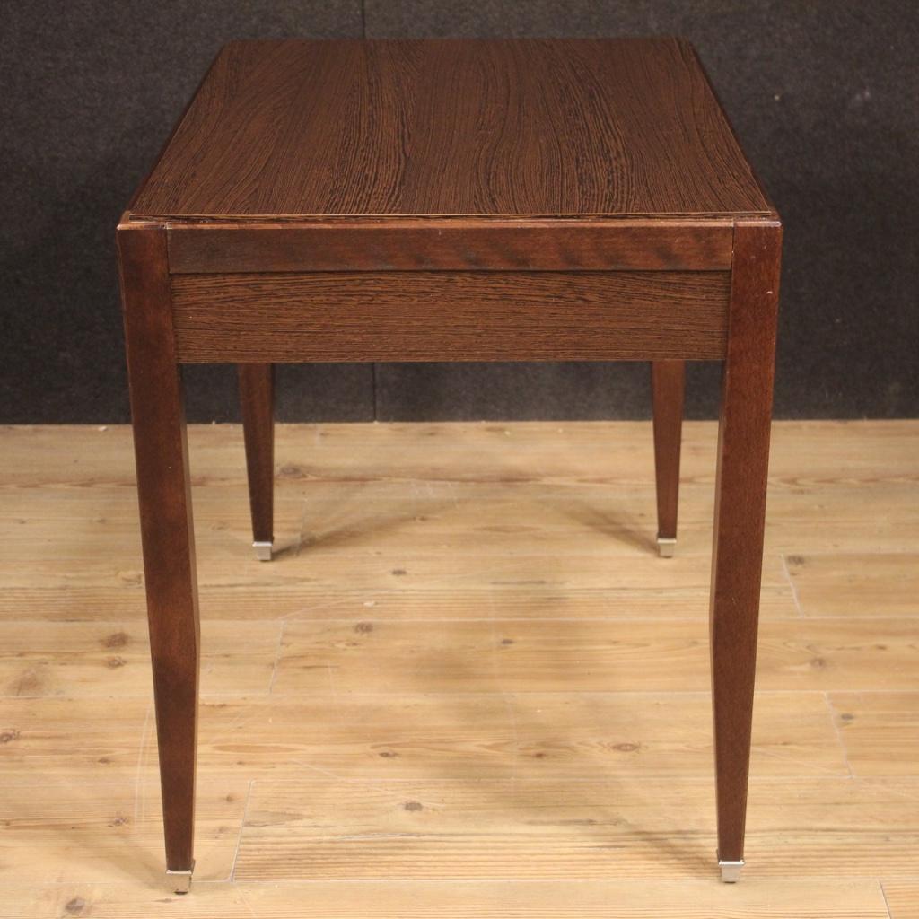 20th Century Exotic Wood French Design Writing Desk, 1980 1