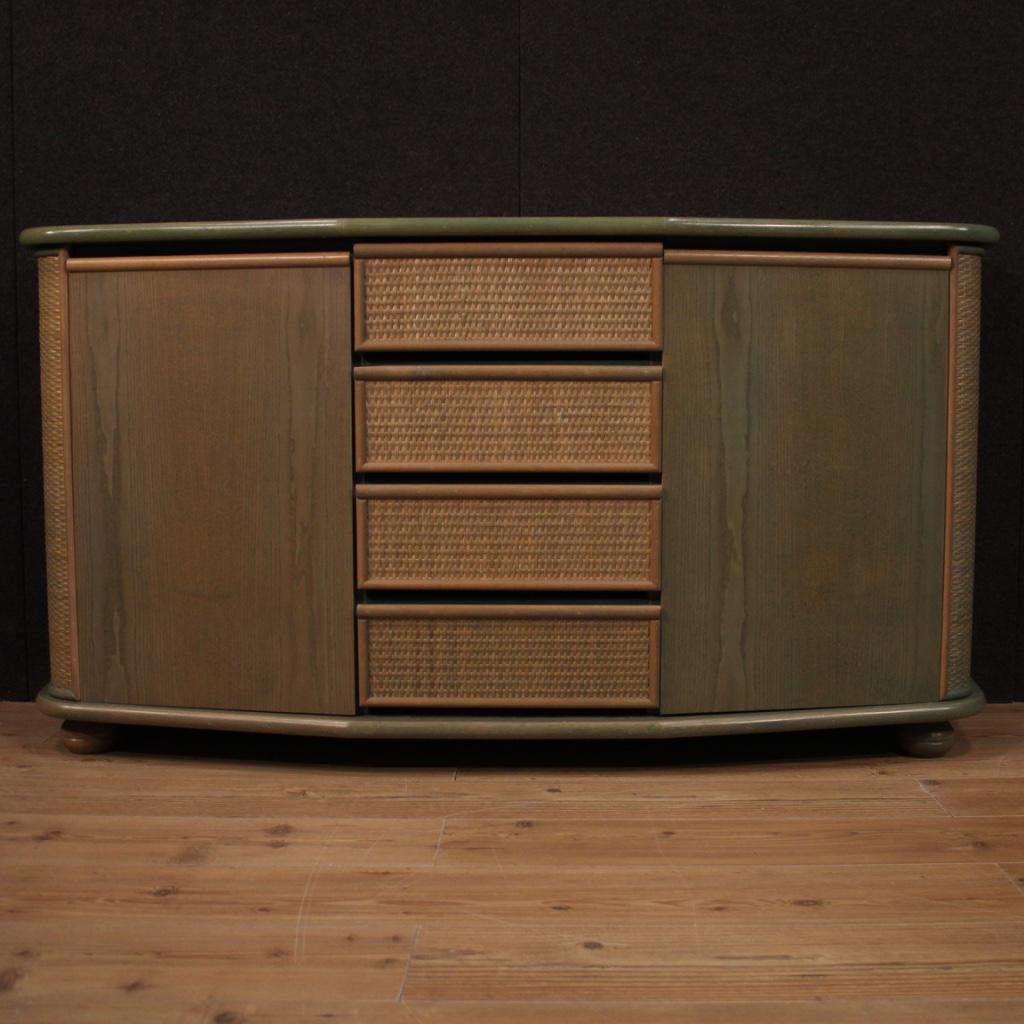 20th Century Exotic Wood Italian Design Sideboard, 1960 6