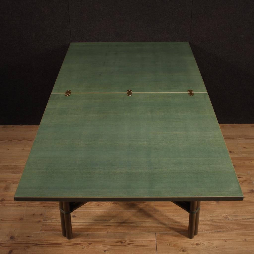 20th Century Exotic Wood Italian Design Table, 1980 For Sale 7