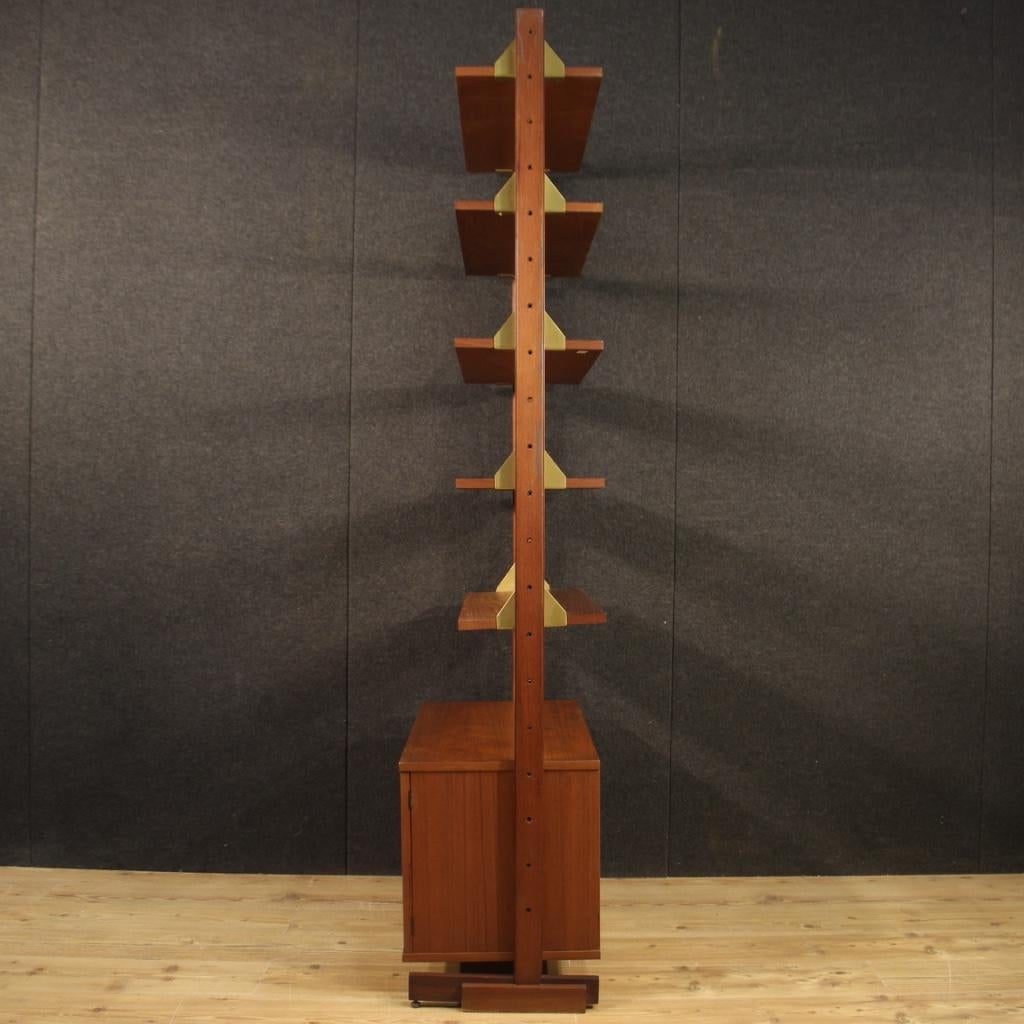 20th Century Exotic Wood Scandinavian Design Bookcase, 1970 7