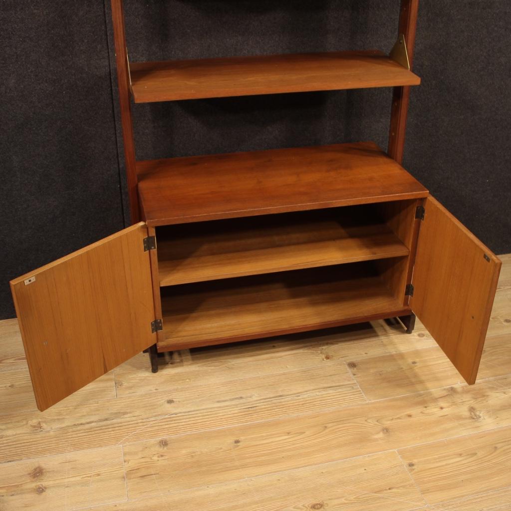 20th Century Exotic Wood Scandinavian Design Bookcase, 1970 1