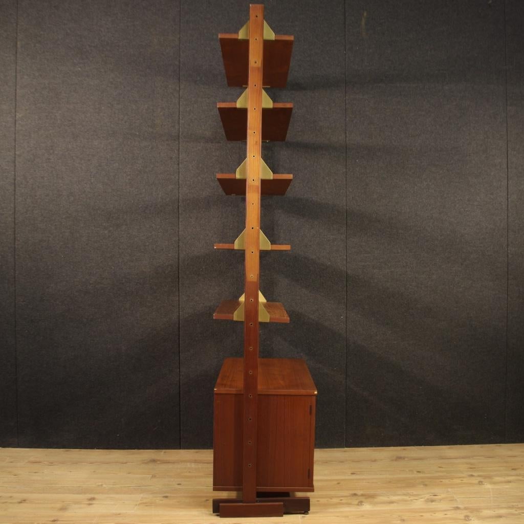 20th Century Exotic Wood Scandinavian Design Bookcase, 1970 3