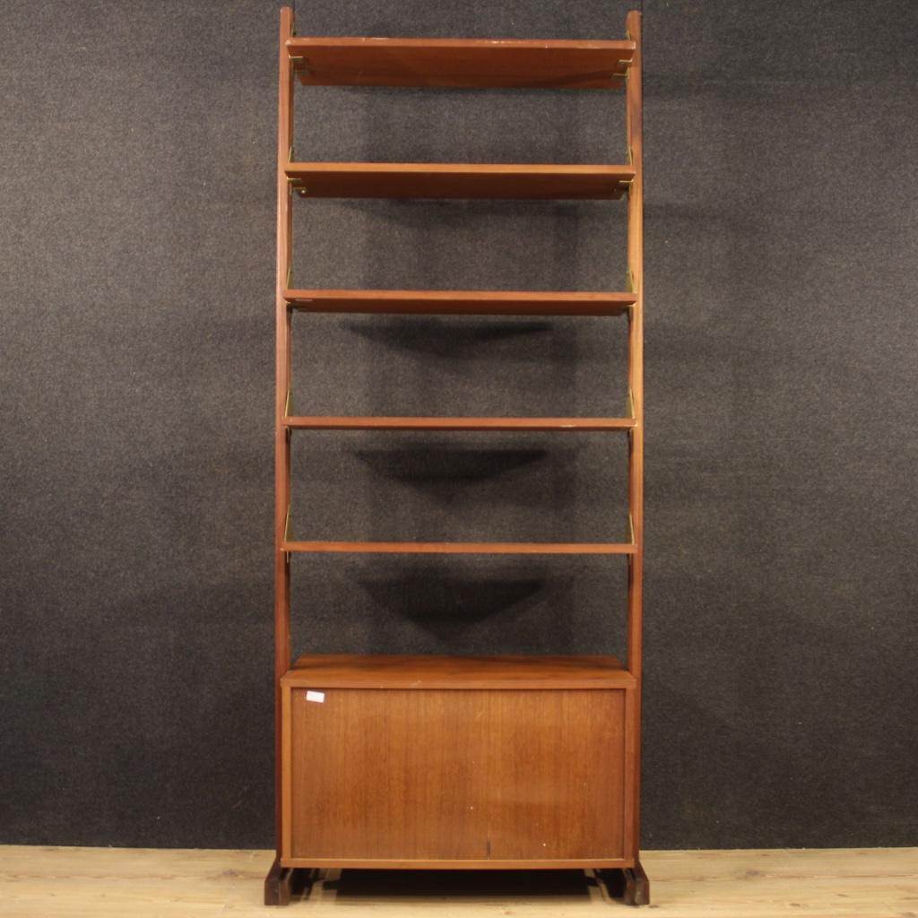 20th Century Exotic Wood Scandinavian Design Bookcase, 1970 5