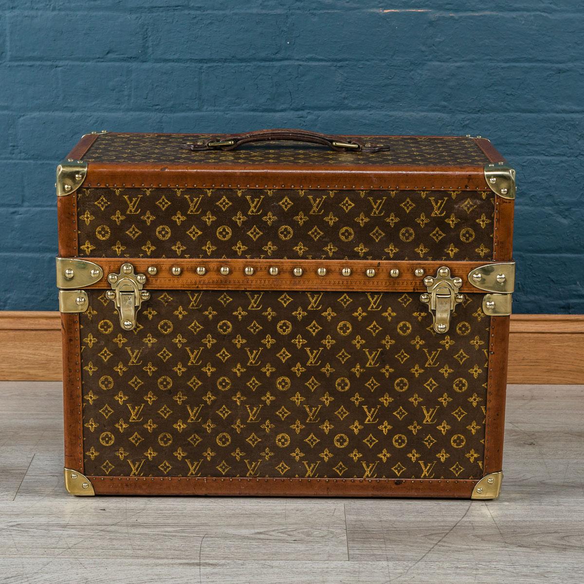 French 20th Century Extremely Rare Louis Vuitton Hemingway Trunk, circa 1935