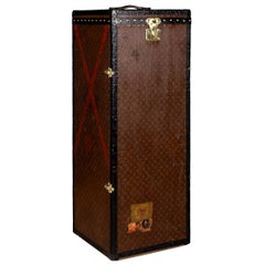 Vintage 20th Century Extremely Rare Louis Vuitton "Male Penderie" Trunk, circa 1910