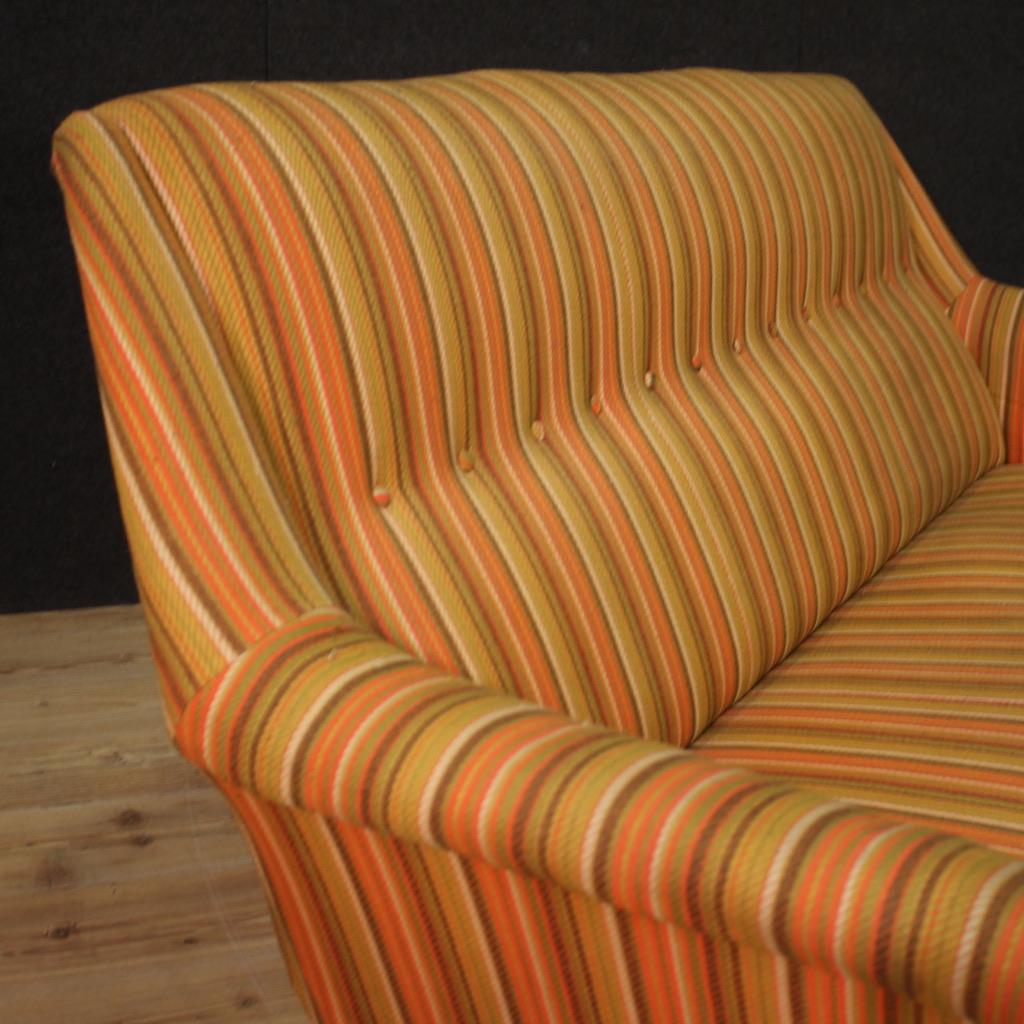 canapé Gigi Radice Design en tissu et métal du 20e siècle, 1960 en vente 5
