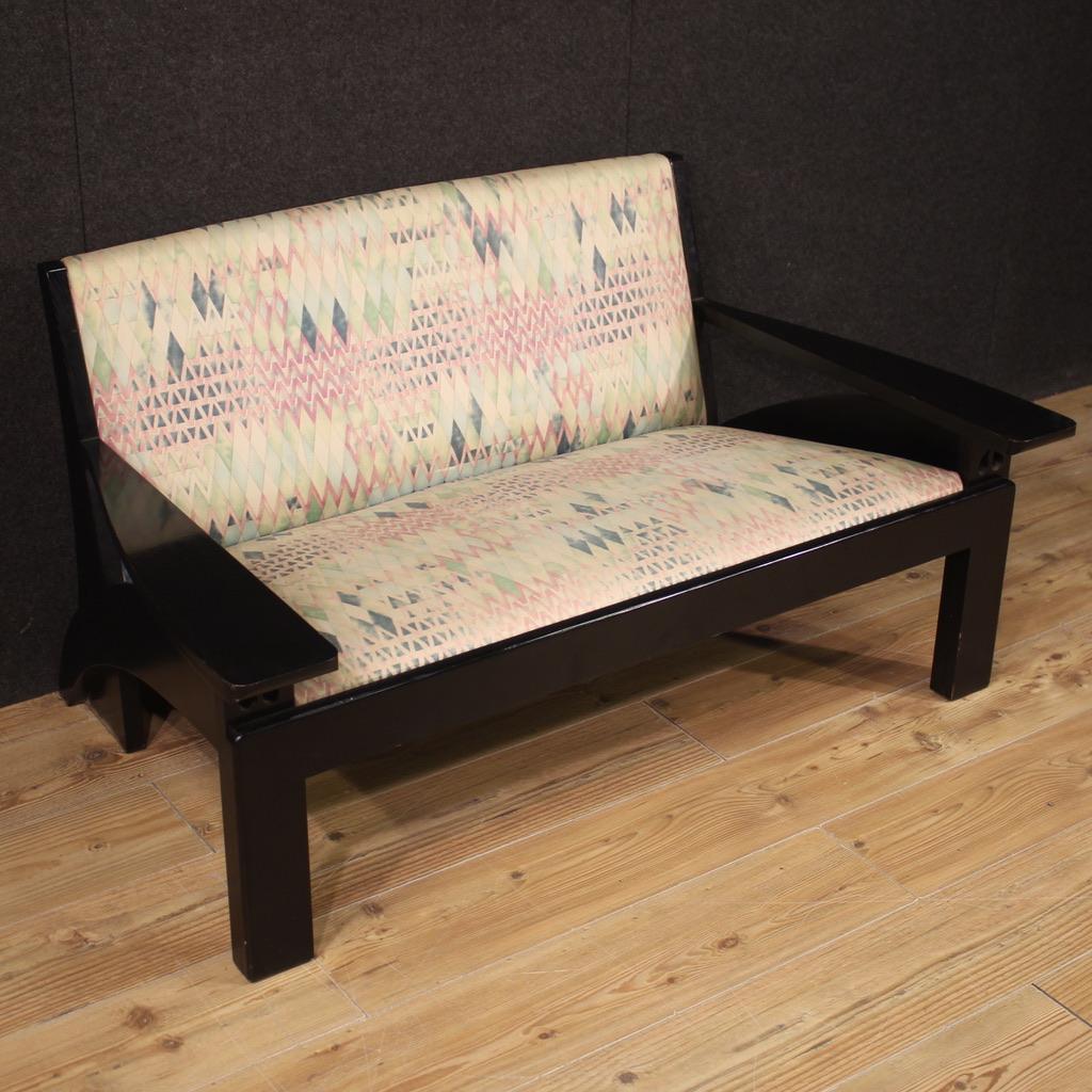 canapé Cassina Hill House en tissu et bois du 20e siècle Art Nouveau en vente 1