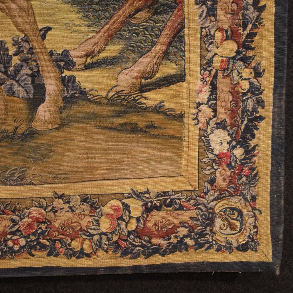 20th Century Fabric French Tapestry Depicting the Battle of King Louis XIV, 1970 2