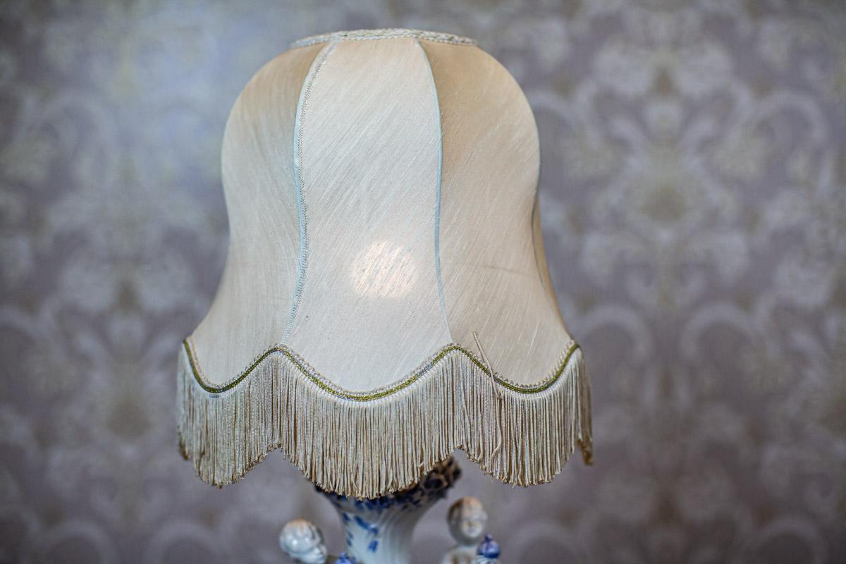 20th-Century Faïence Table Lamp from Delft In Good Condition In Opole, PL