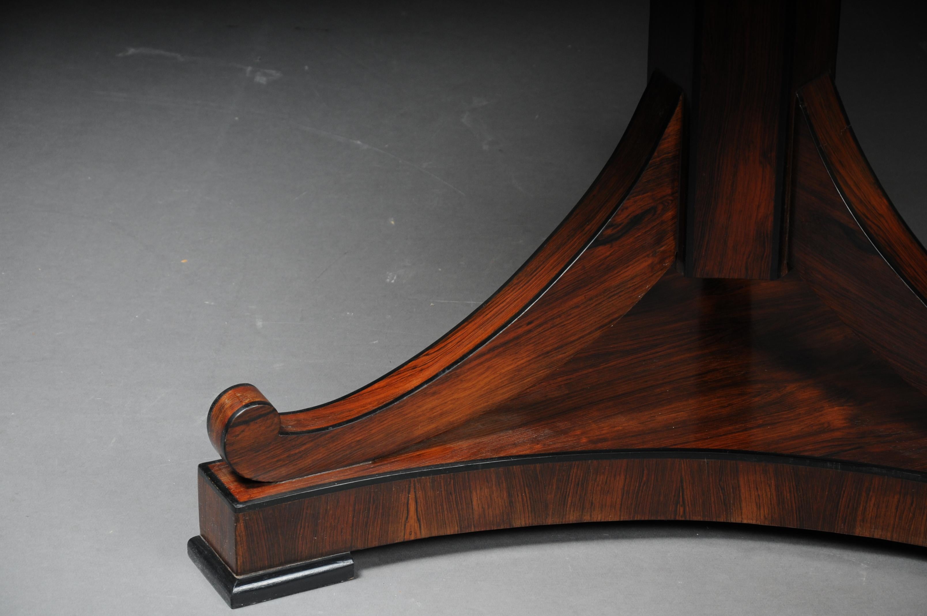 20th Century Fancy Round Folding Table in Biedermeier Style For Sale 5