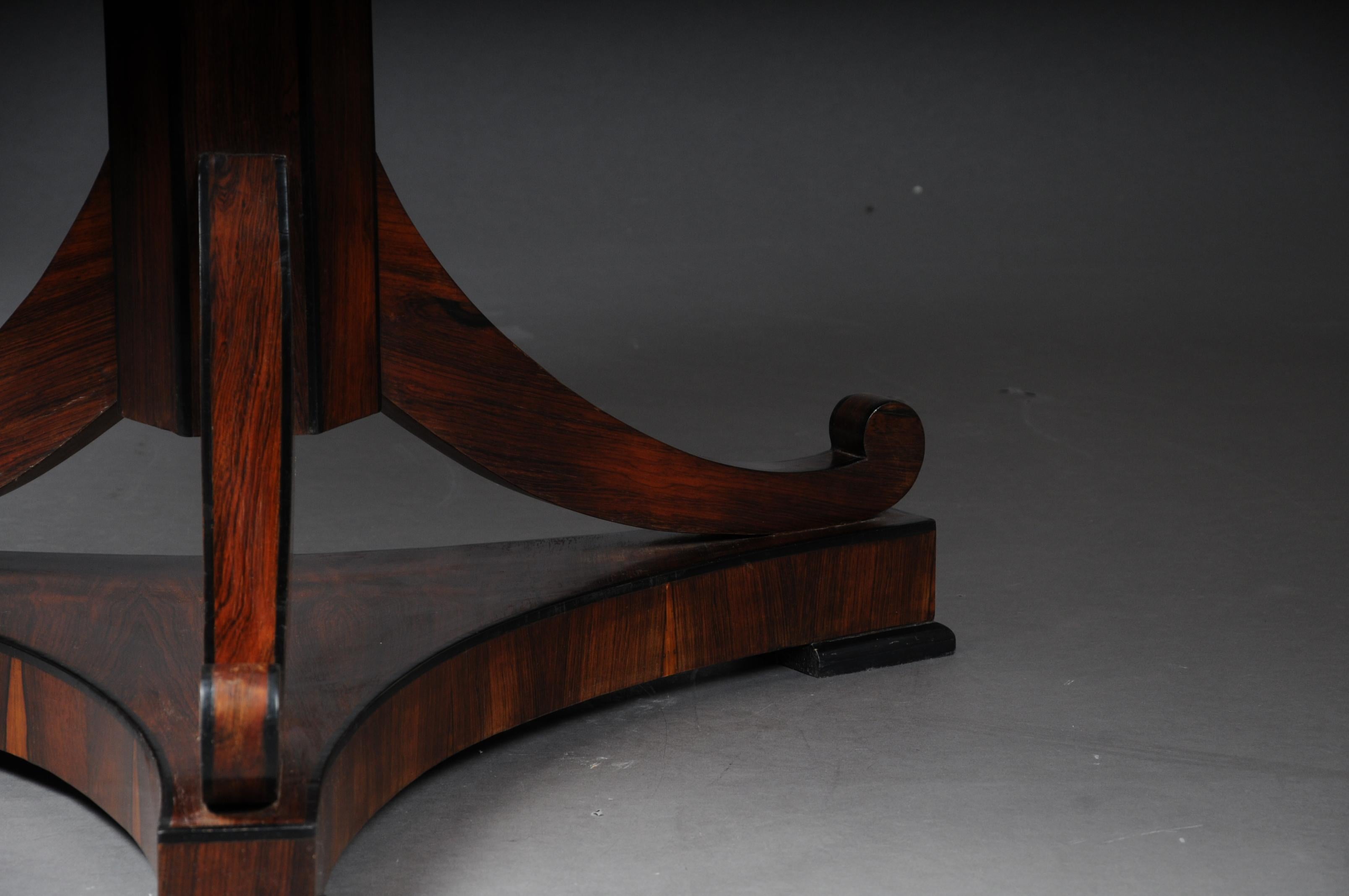 20th Century Fancy Round Folding Table in Biedermeier Style For Sale 10