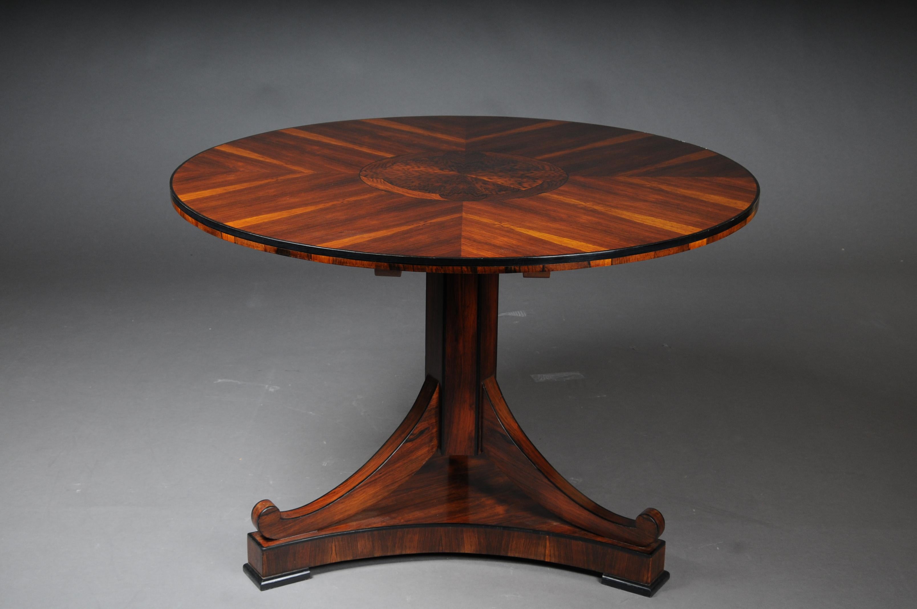 Allemand table pliante ronde de style Biedermeier:: 20ème siècle en vente