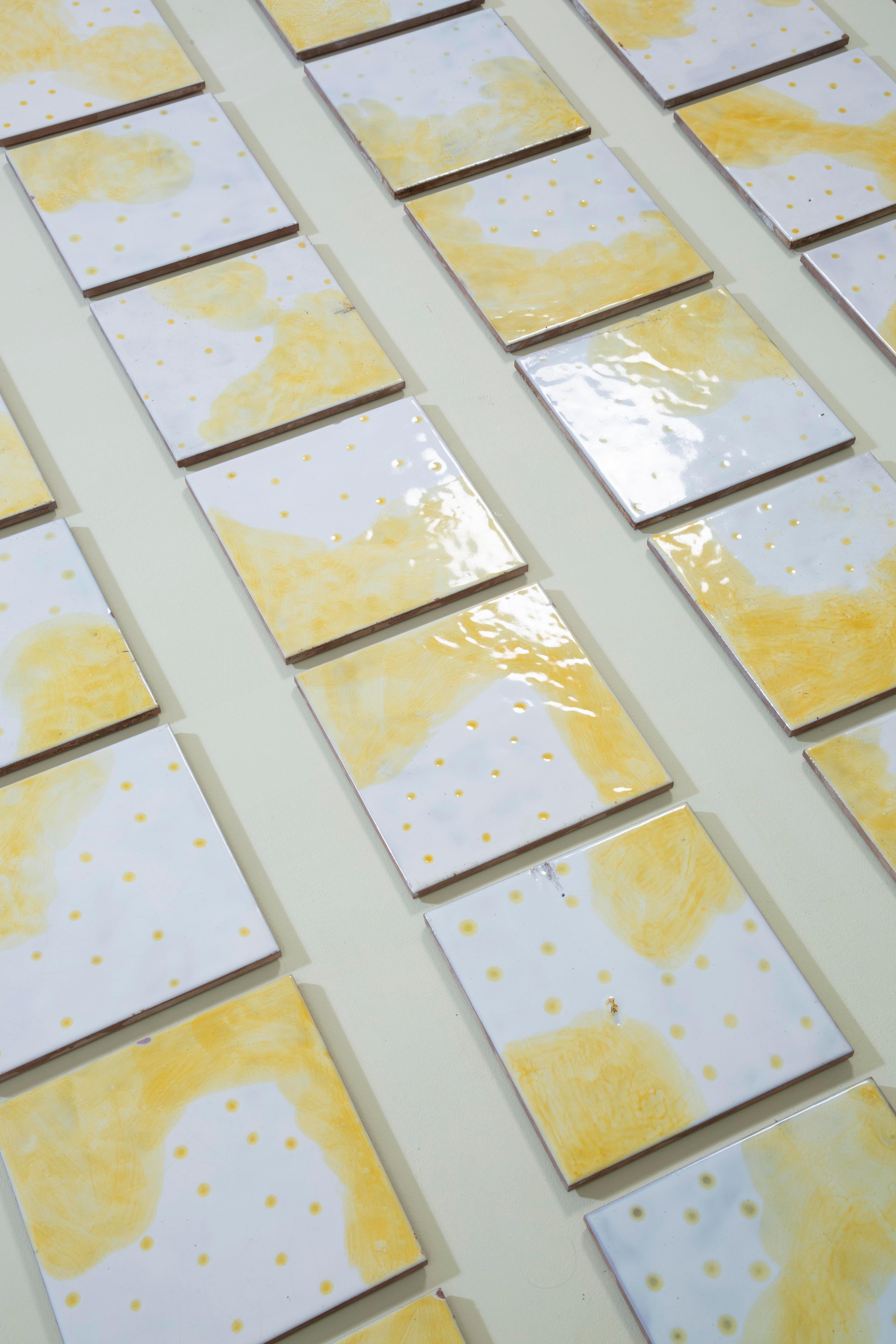 20e siècle, Fausto Melotti Ensemble de 28 carreaux de céramique, 1970 en vente 3