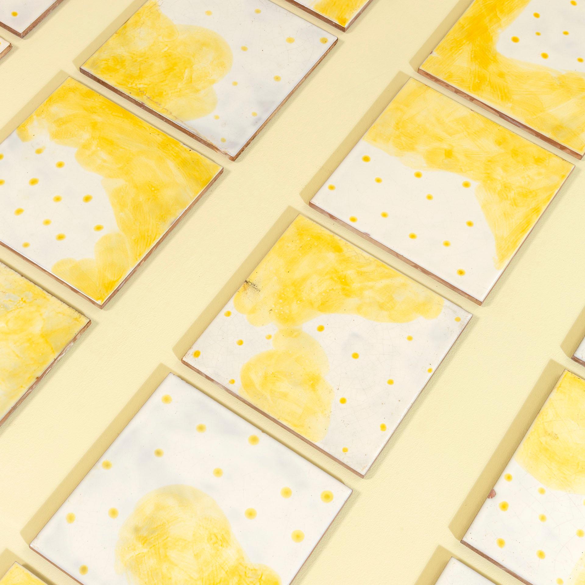 Fin du 20e siècle 20e siècle, Fausto Melotti Ensemble de 28 carreaux de céramique, 1970 en vente