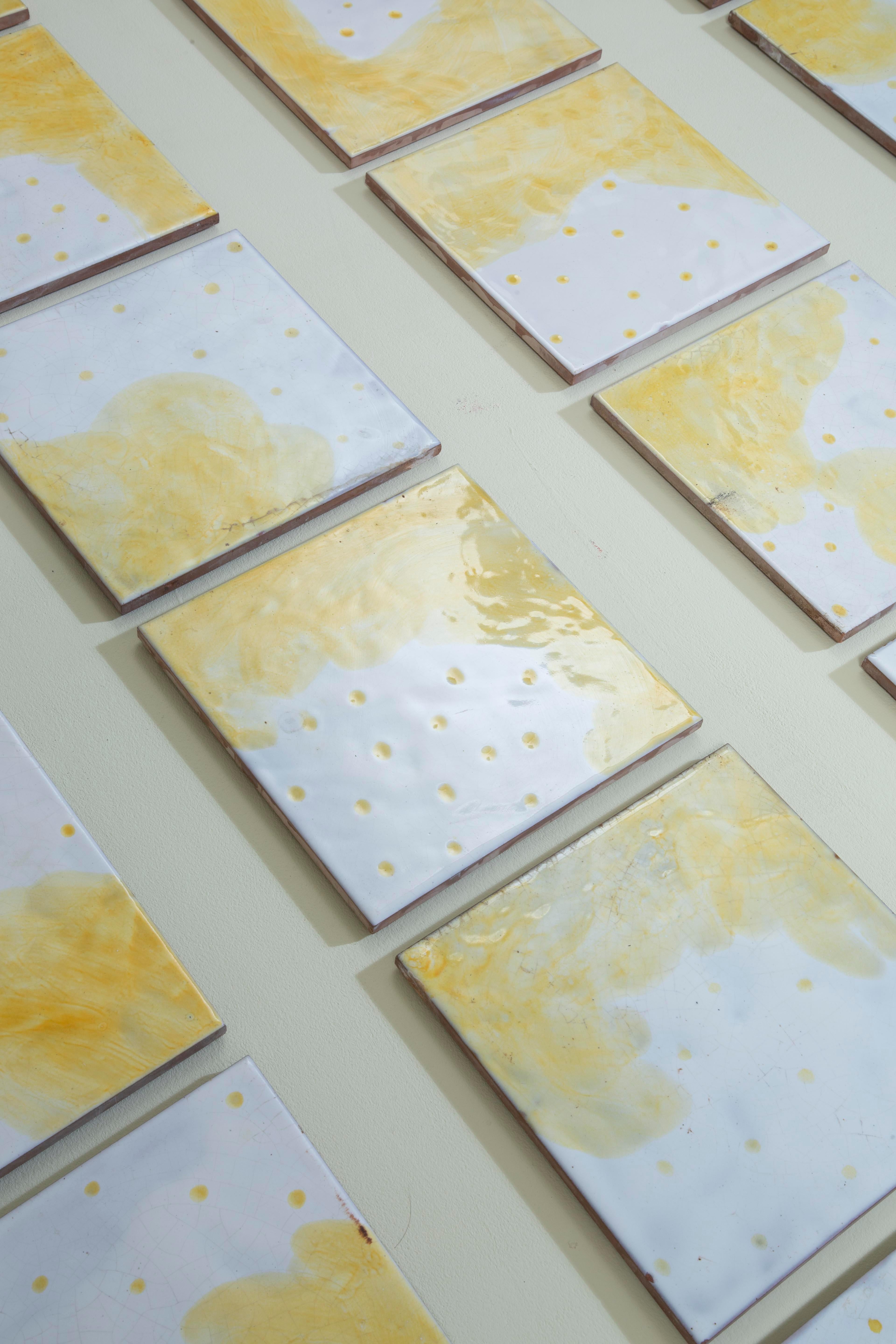 20e siècle, Fausto Melotti Ensemble de 28 carreaux de céramique, 1970 en vente 2