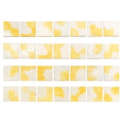 XX secolo, Fausto Melotti Set di 28 piastrelle in ceramica, 1970