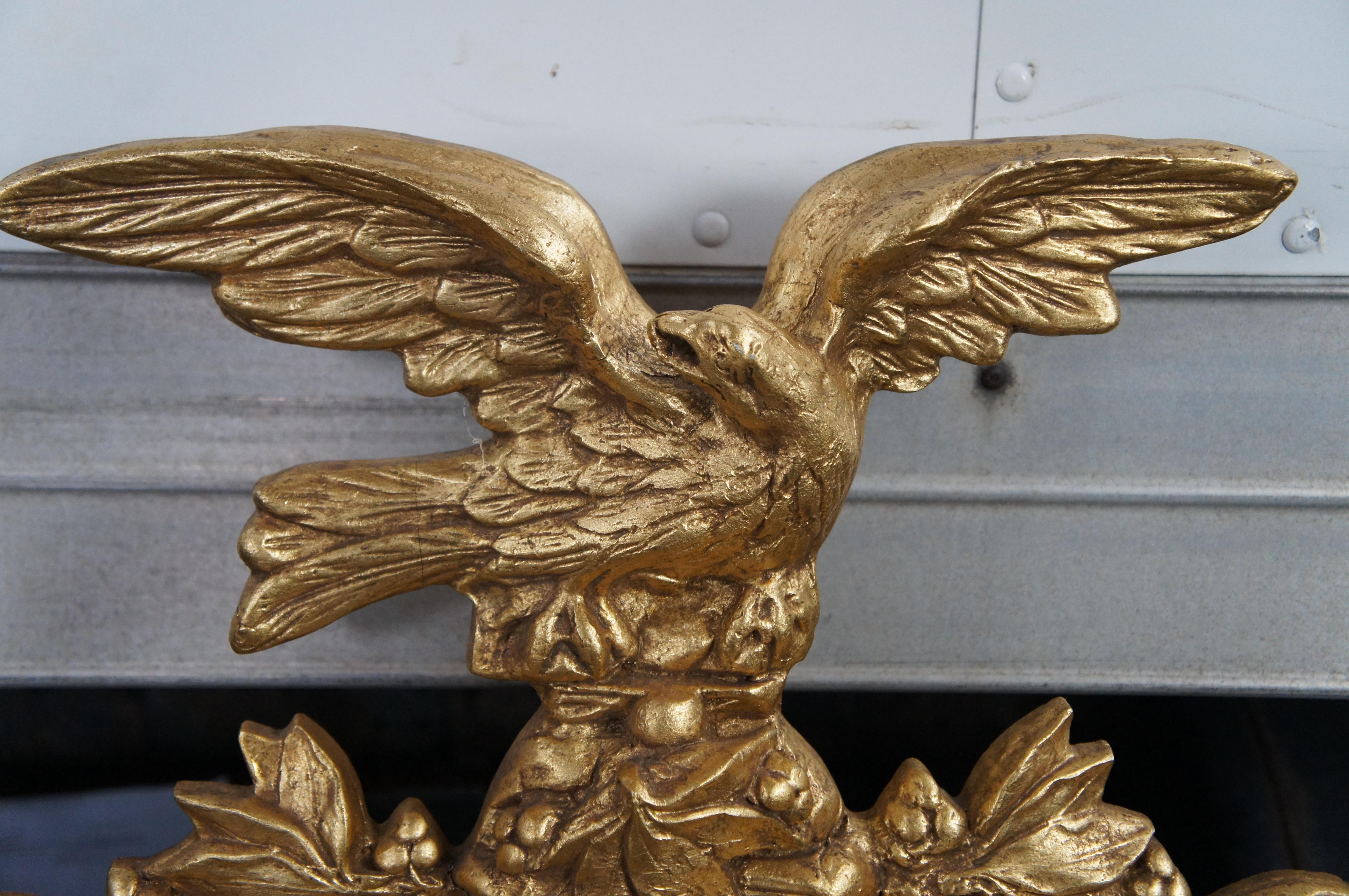 Specchio da parete Eagle Bullseye Rondel in stile Regency del XX secolo in vendita 1