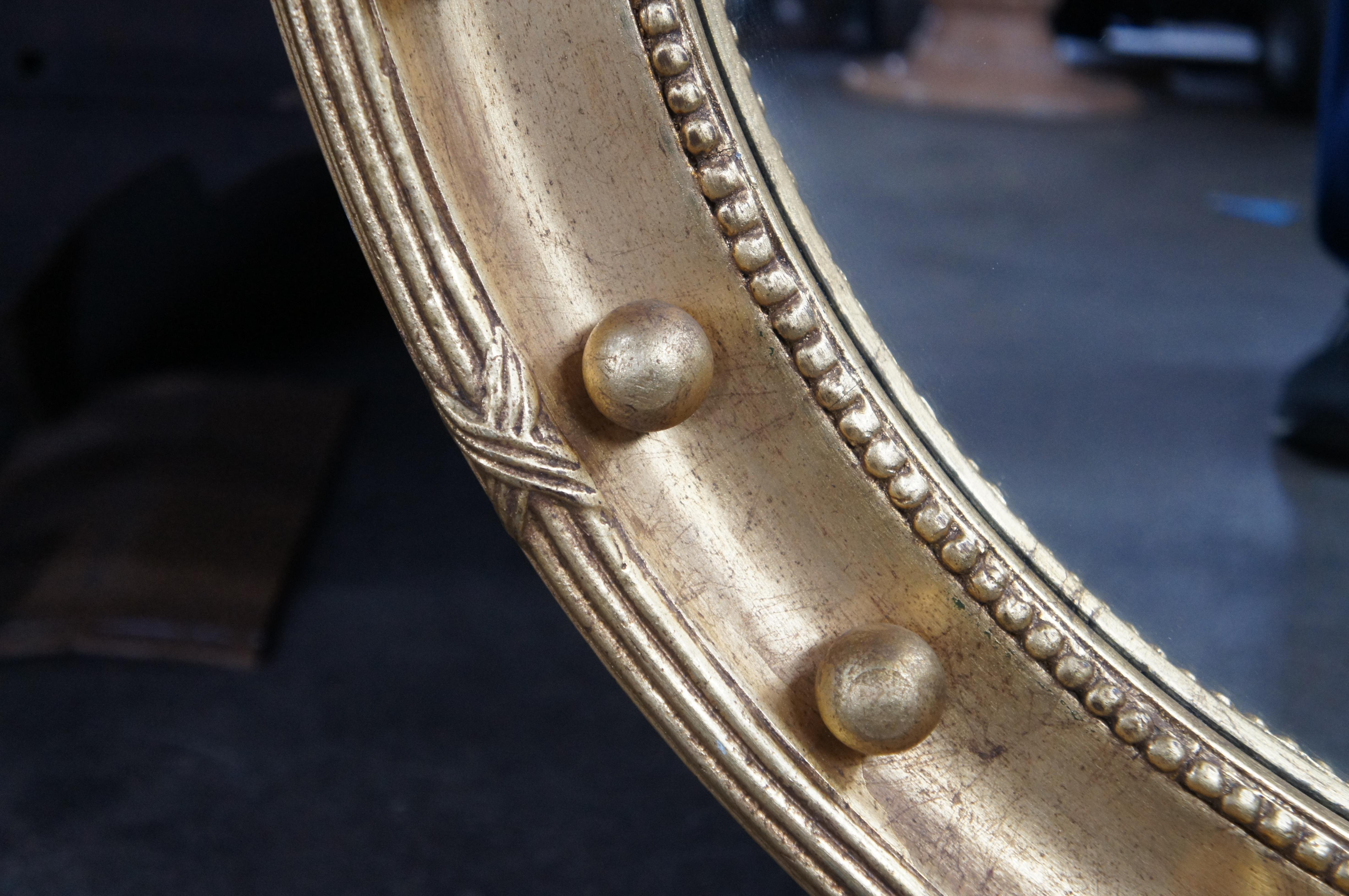 Specchio da parete Eagle Bullseye Rondel in stile Regency del XX secolo in vendita 3