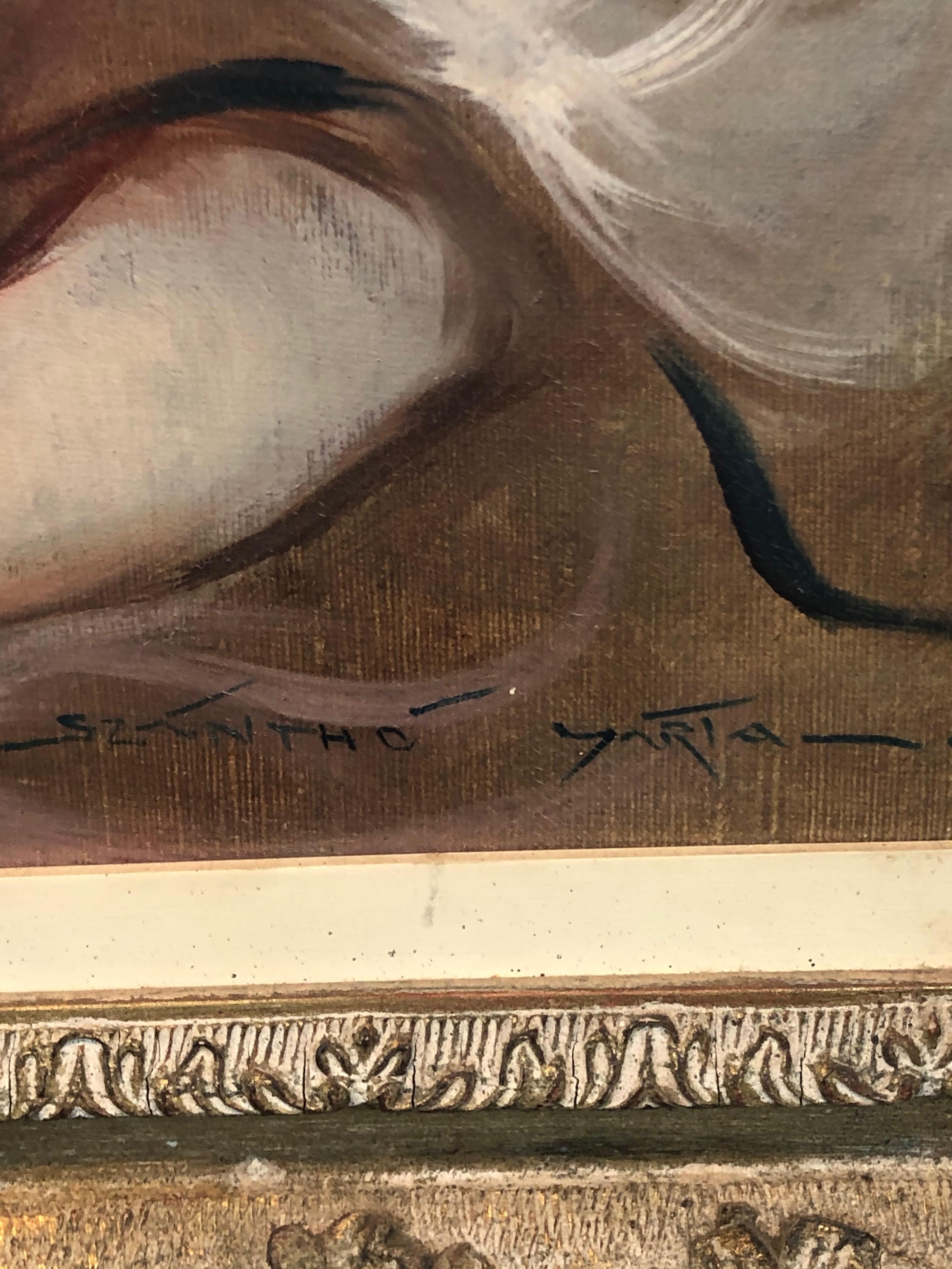 Début du 20ème siècle Portrait de femme nue du 20ème siècle par Santho Maria en vente