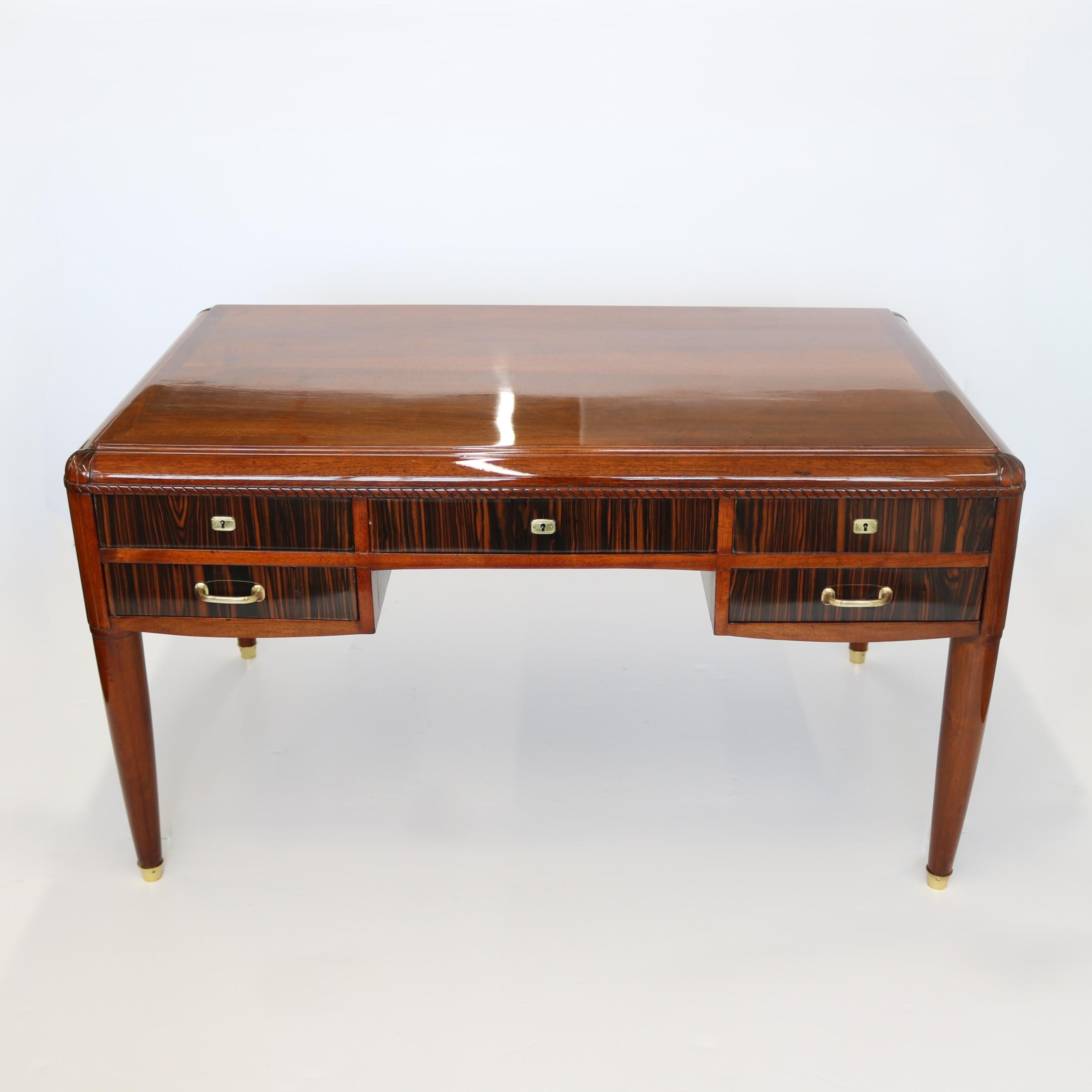 Bronze Bureau Art Déco du 20ème siècle, France. en vente