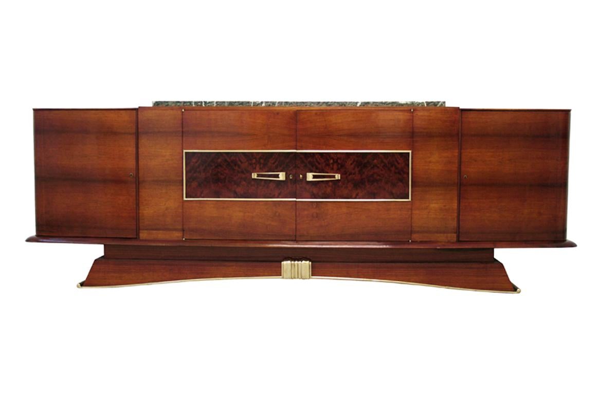 20th Century Fine Art Deco Sideboard. Vienna, c. 1930. For Sale 5
