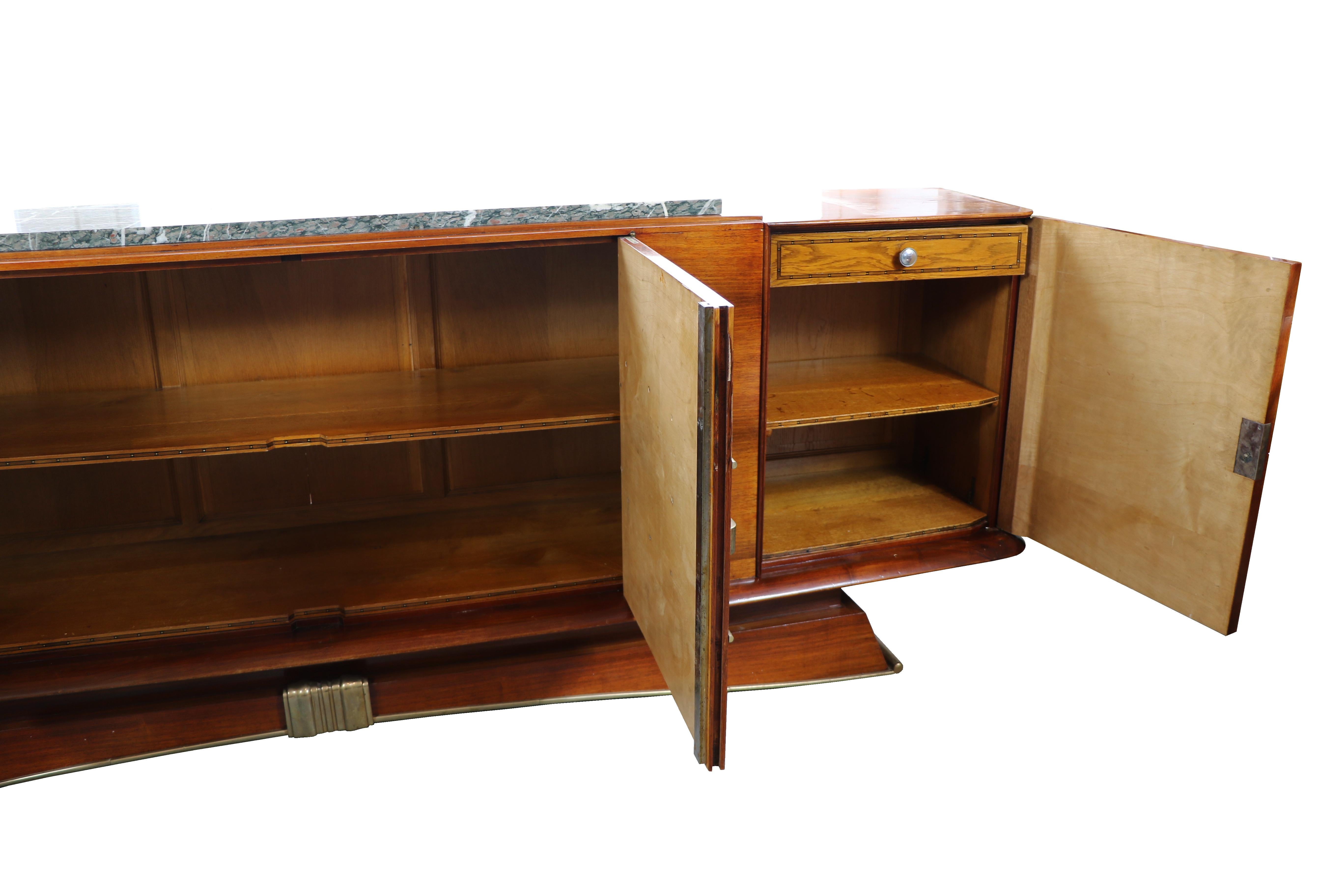 20th Century Fine Art Deco Sideboard. Vienna, c. 1930. For Sale 6