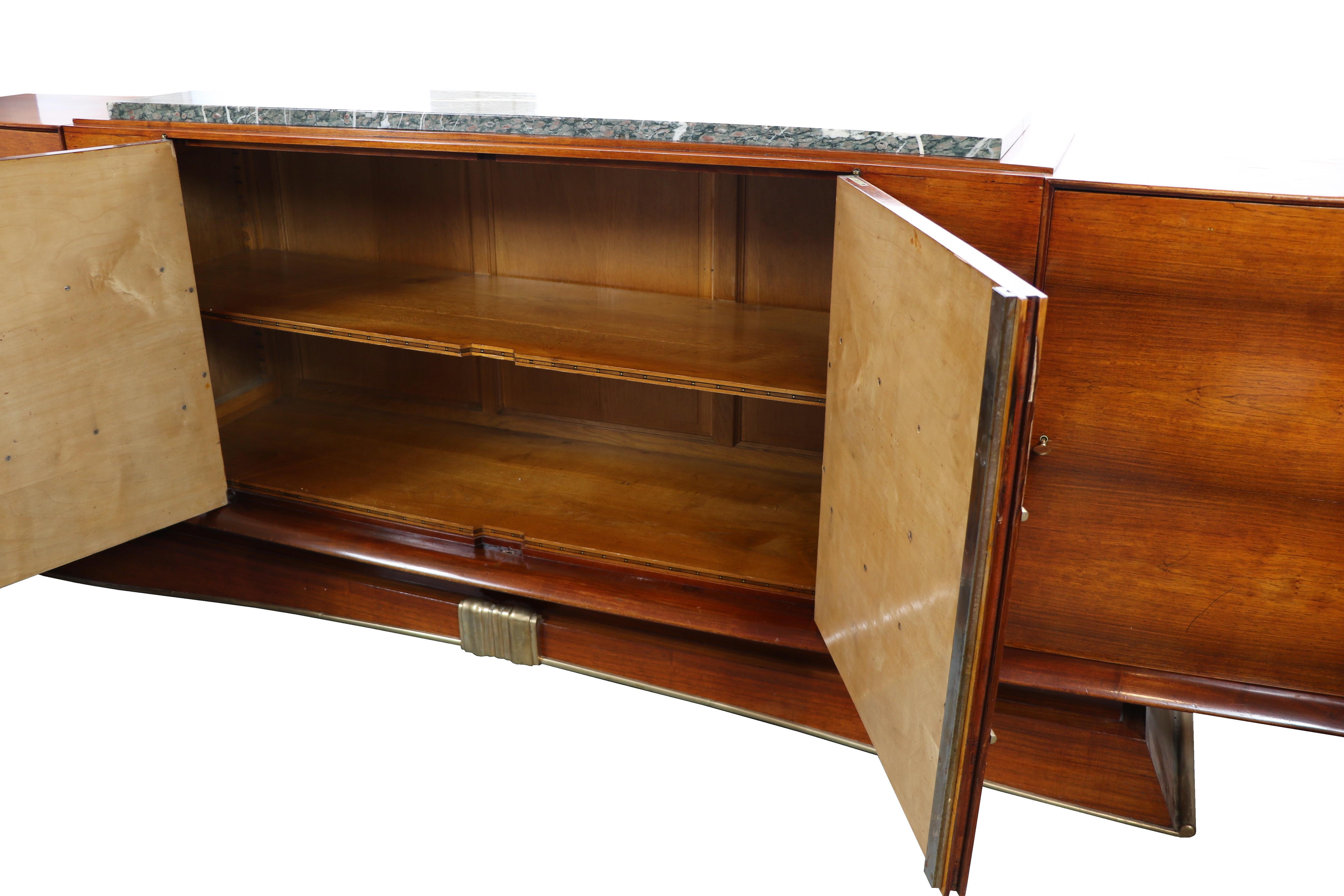 20th Century Fine Art Deco Sideboard. Vienna, c. 1930. For Sale 8