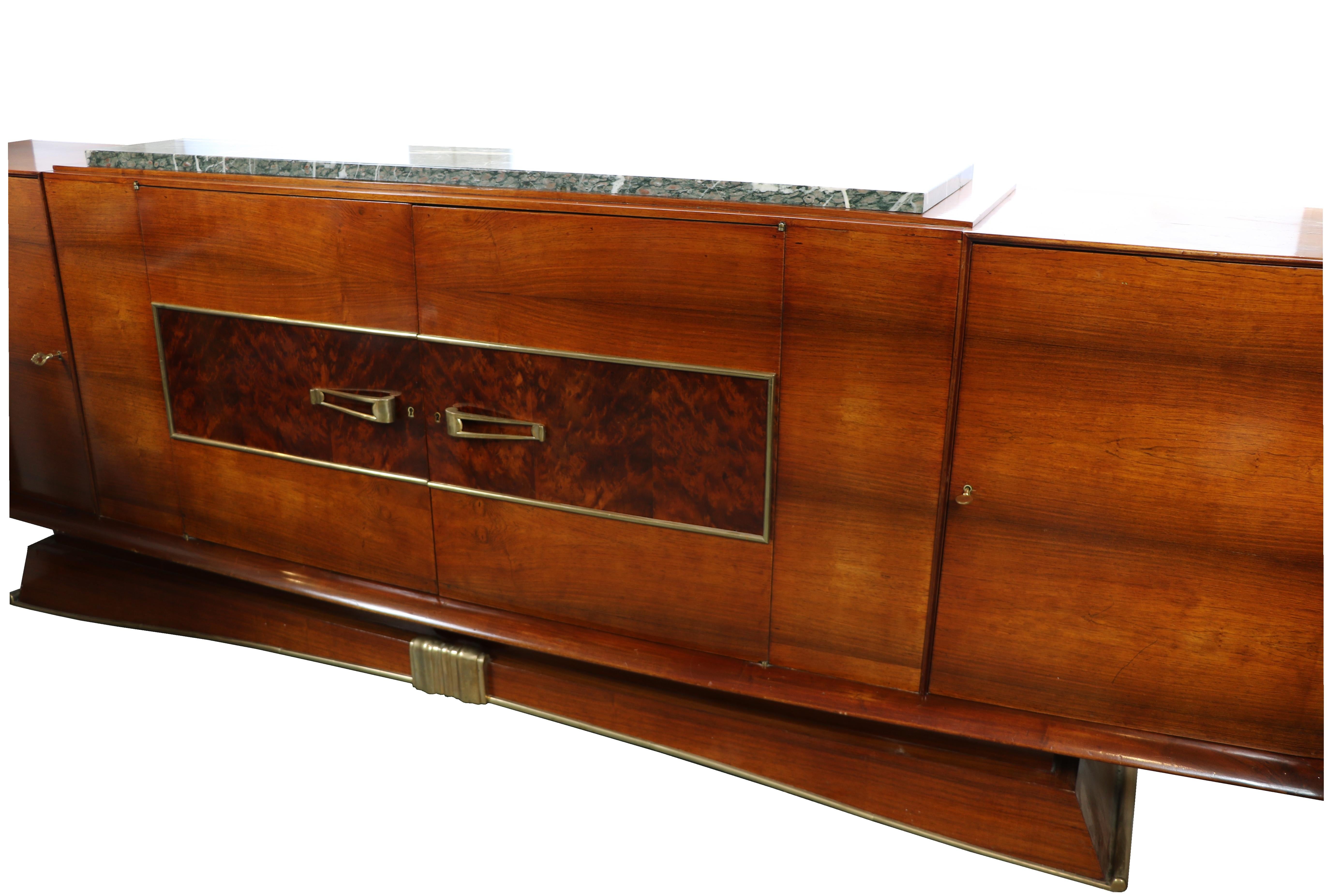 20th Century Fine Art Deco Sideboard. Vienna, c. 1930. For Sale 10