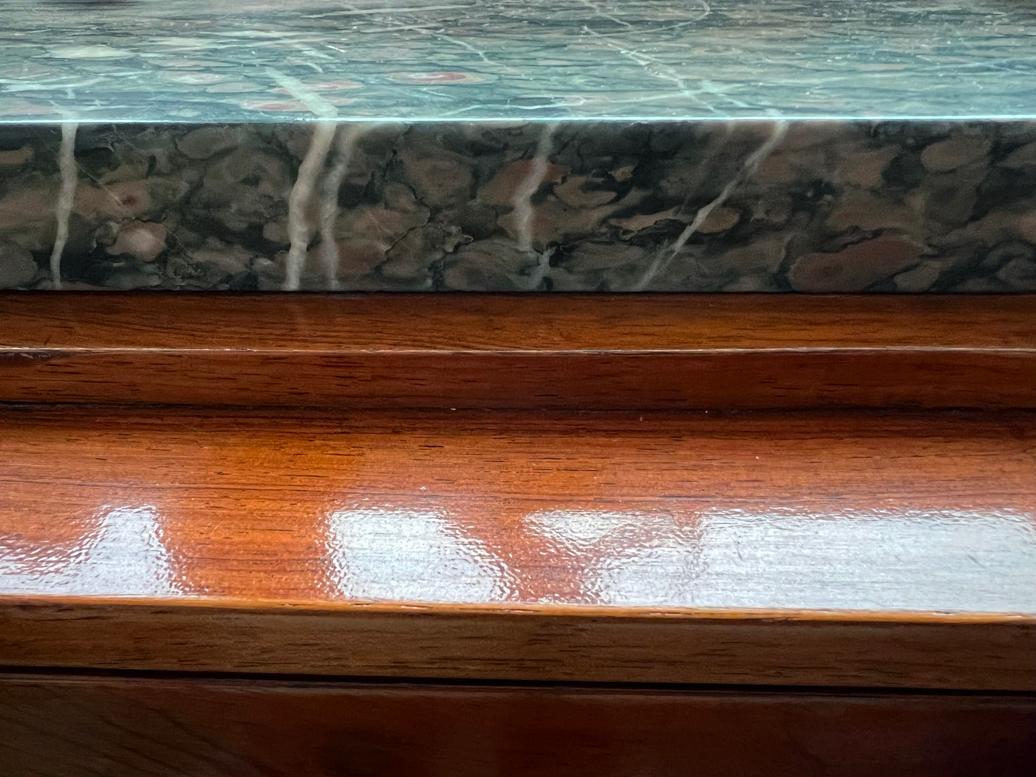 Brass 20th Century Fine Art Deco Sideboard. Vienna, c. 1930. For Sale