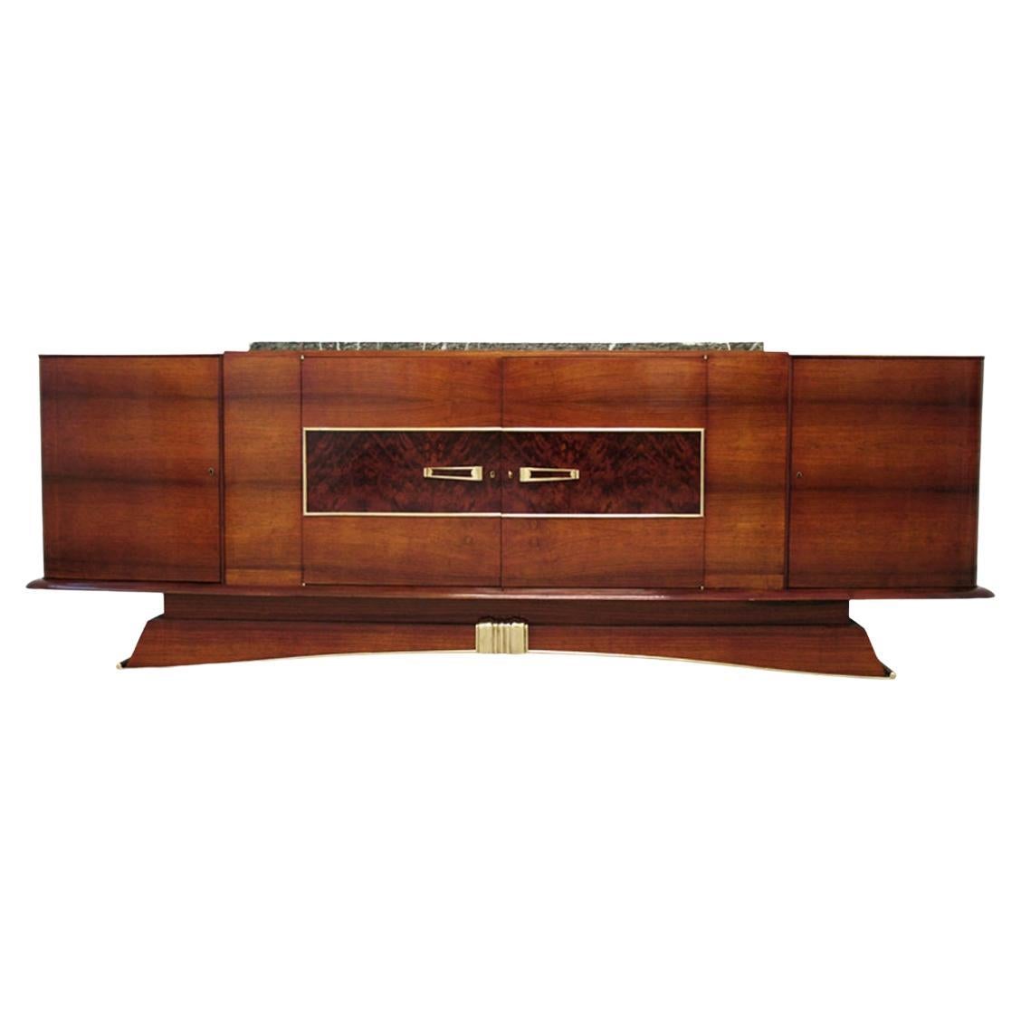 Fine Art Deco Sideboard des 20. Jahrhunderts. Wiener Stadt, ca. 1930.