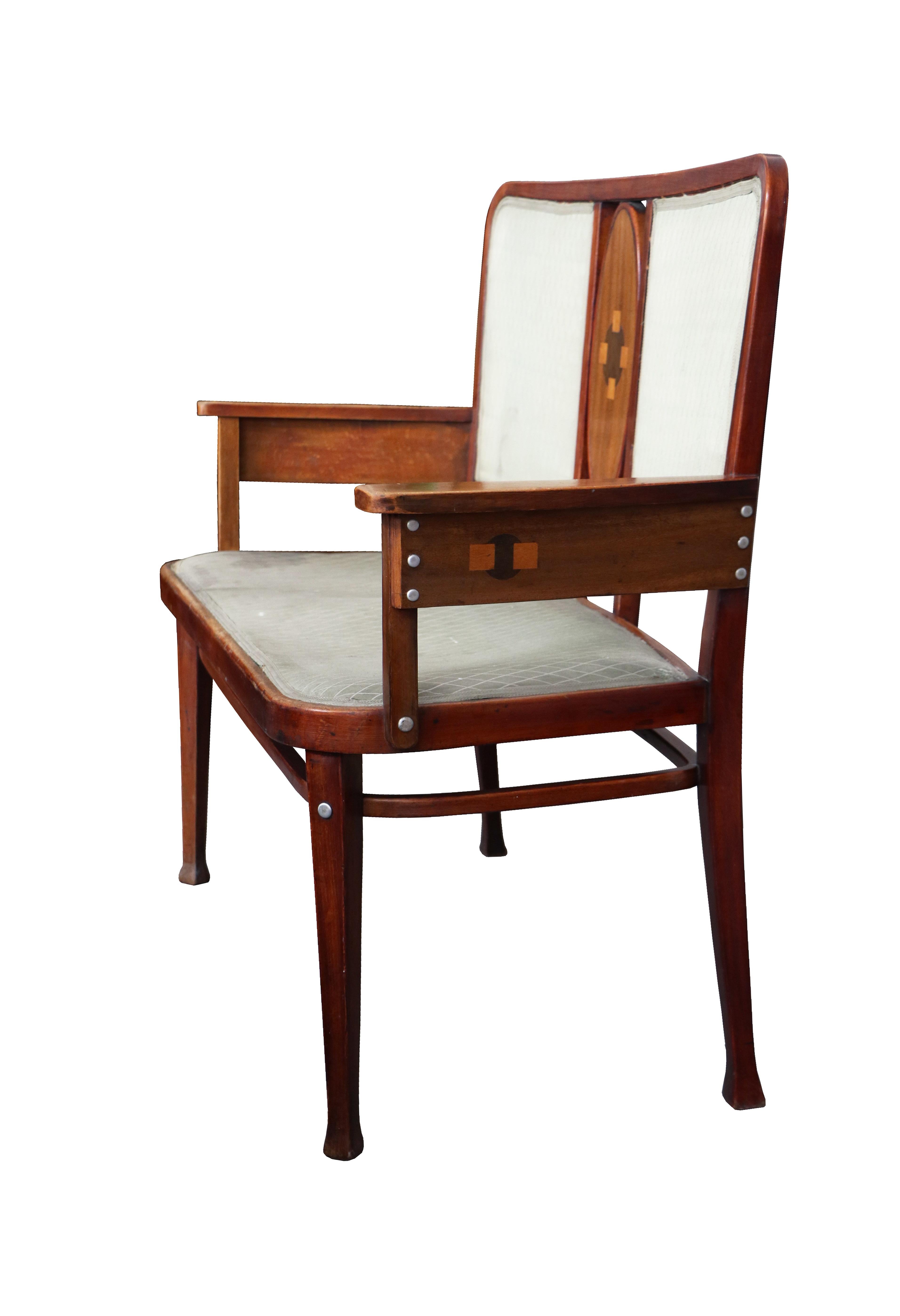 Autrichien Ensemble de Thonet Art Nouveau du 20ème siècle par Marcel Kammerer. Vienne, C. 1910. en vente